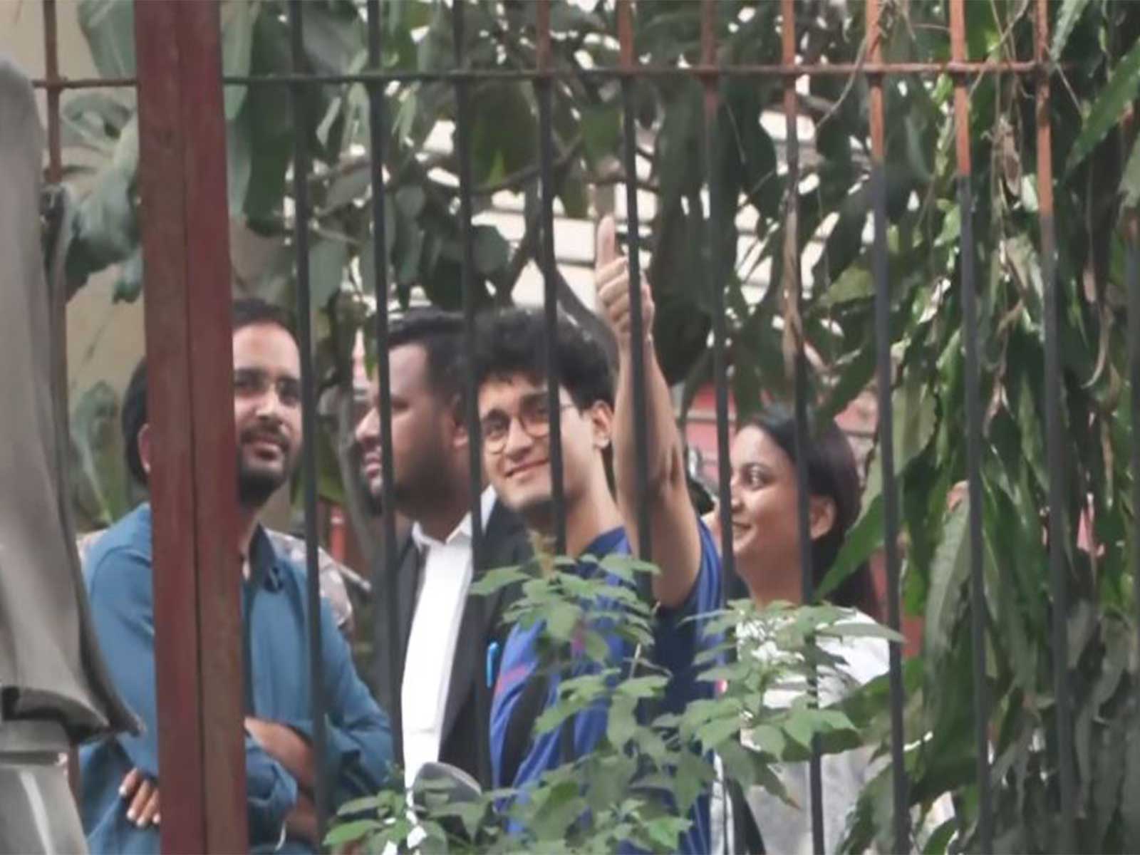 Abhijeet Dipke, Saurav Das and Ashutosh Ranka after their release (Photo/ANI) Abhijeet Dipke, Saurav Das and Ashutosh Ranka after their release (Photo/ANI)