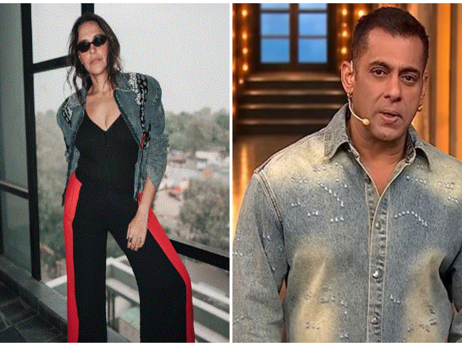 Neha Dhupia (L) Salman Khan (R) (Photo/instagram/@nehadhupia/@beingsalmankhan)
