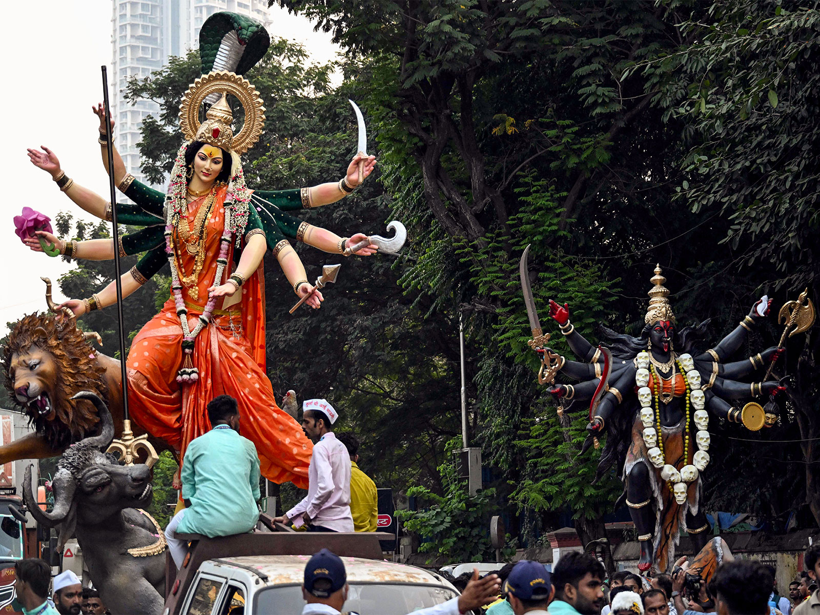 Idols of Goddess Durga and Goddess Kali (Photo/ANI) Idols of Goddess Durga and Goddess Kali (Photo/ANI)