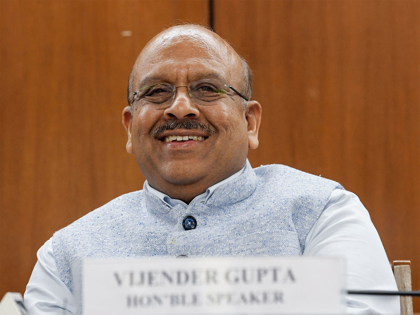 Delhi Legislative Assembly Speaker Vijender Gupta (Photo/ ANI)