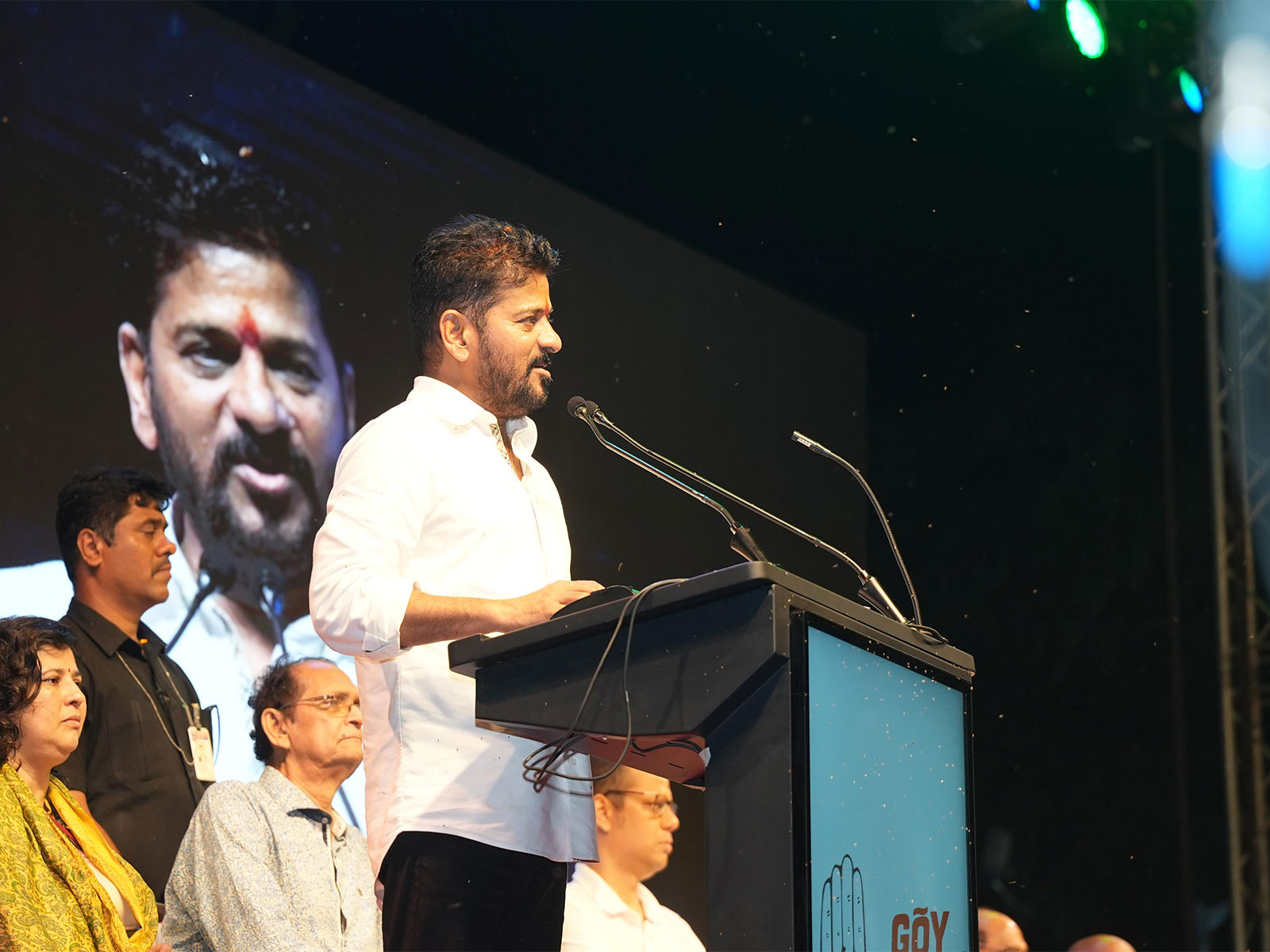Telangana CM Revanth Reddy at the Goy Rakhonn Yatra in Goa (Photo/Telangana CMO)