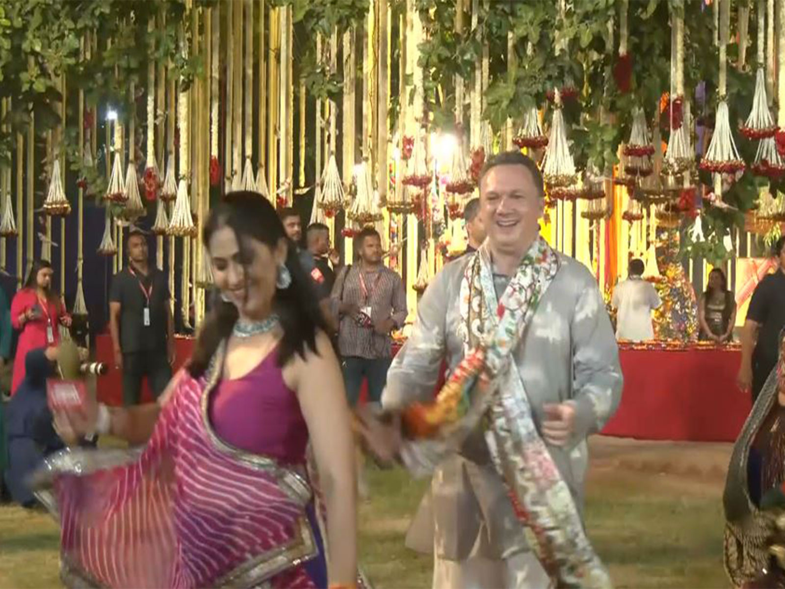 Foreign ambassadors join Navratri celebrations in Gujarat (Photo/ANI)