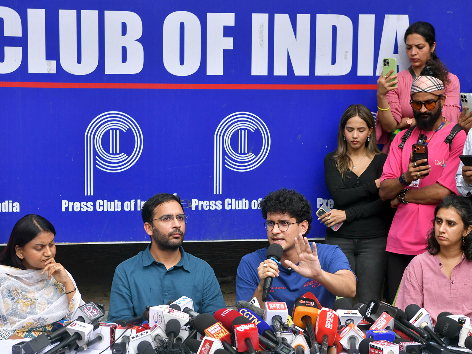 CJP leaders Saurav Das, Ashutosh Ranka and Ratna Singh (File Photo/ANI) CJP leaders Saurav Das, Ashutosh Ranka and Ratna Singh (File Photo/ANI)