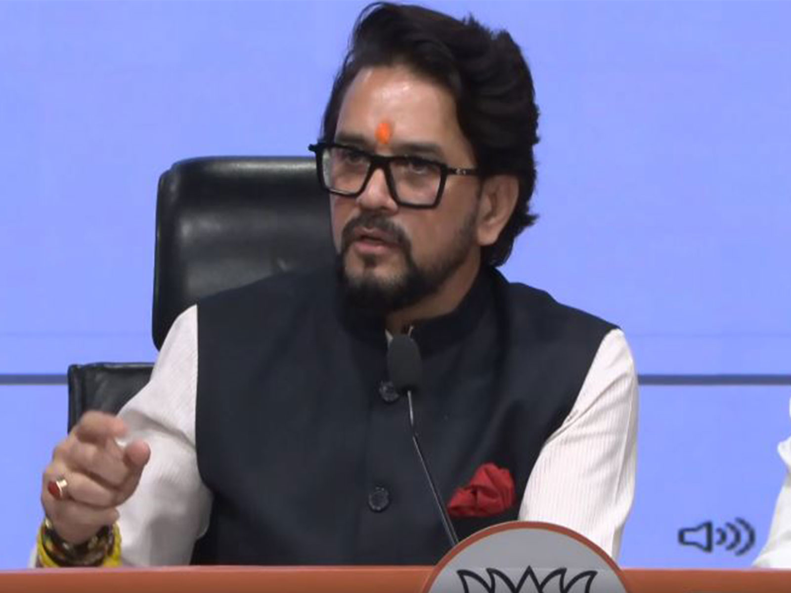 BJP leader and former Union minister Anurag Thakur (Photo/ANI)