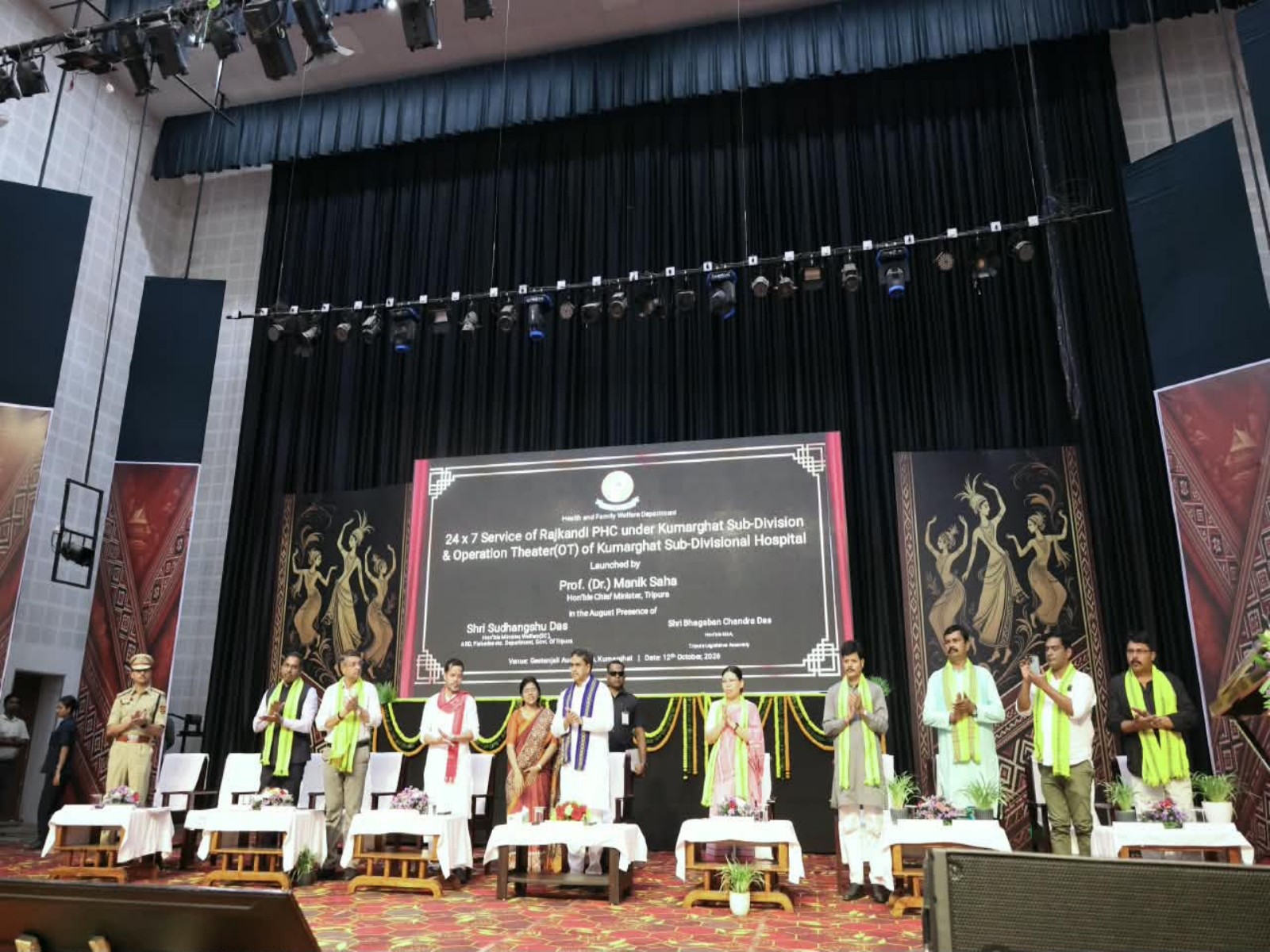 Tripura CM inaugurates, laid foundation stones of 21 development projects in Unakoti (Photo/CMO) Tripura CM inaugurates, laid foundation stones of 21 development projects in Unakoti (Photo/CMO)