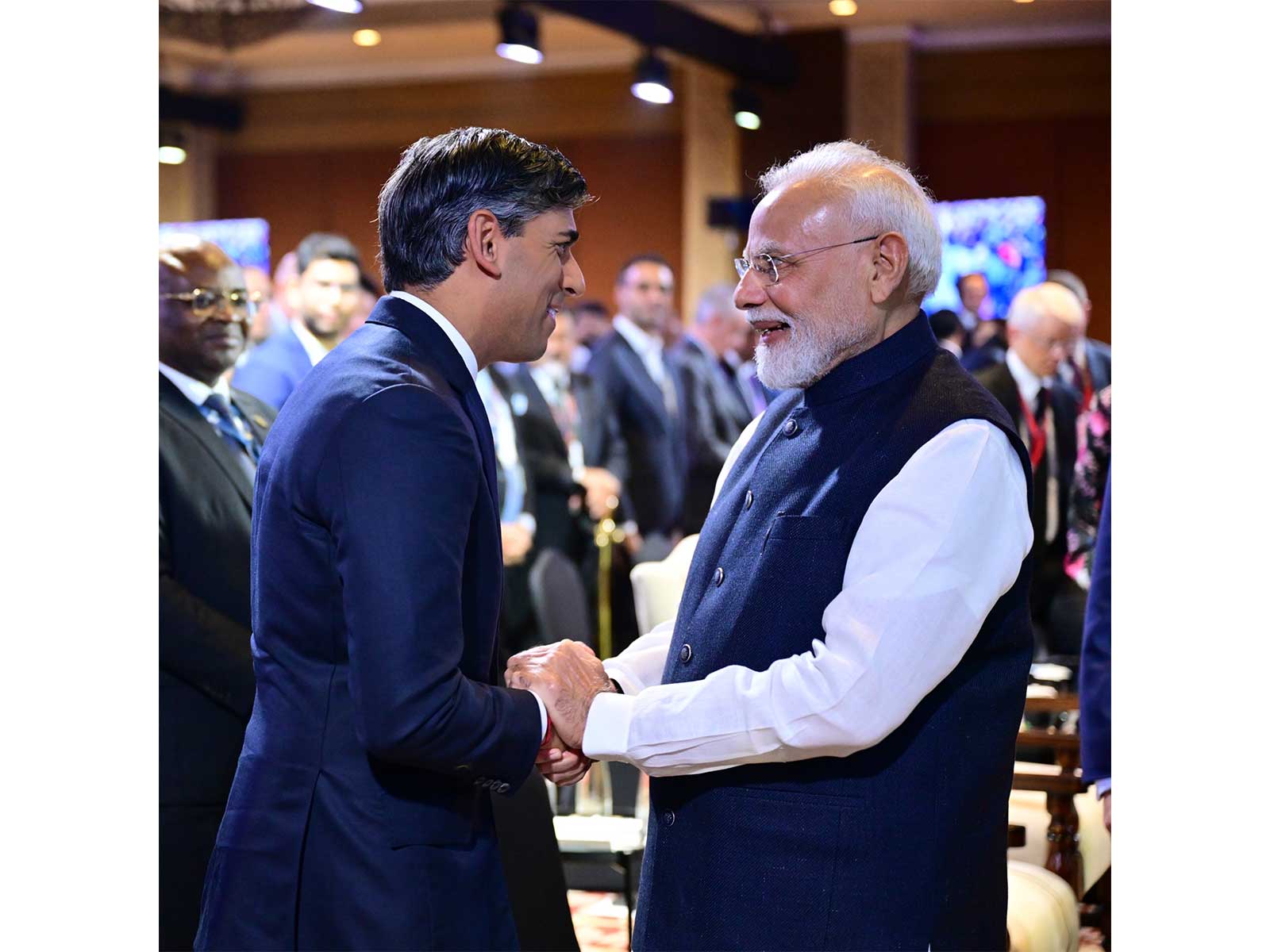 Former UK Prime Minister Rishi Sunak with Prime Minister Narendra Modi (Photo/X/@RishiSunak)