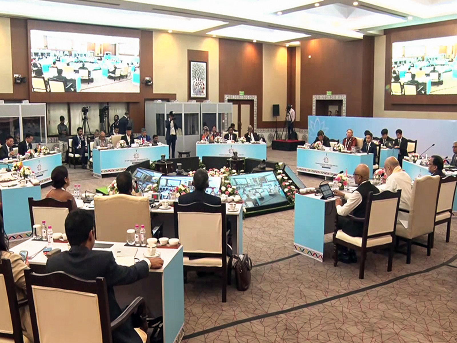 Visual from the BIMSTEC Home Ministers' Meeting in New Delhi (Photo/ANI) Visual from the BIMSTEC Home Ministers' Meeting in New Delhi (Photo/ANI)