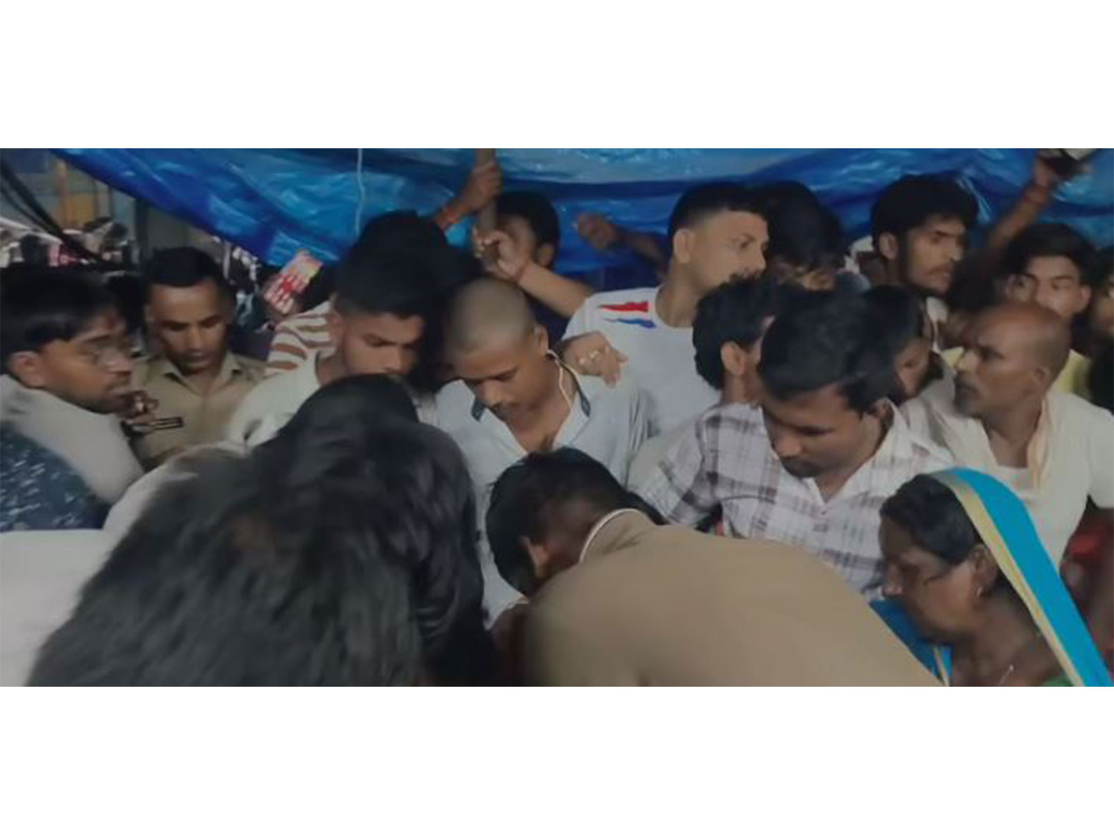 Rescue operations underway after a boat carrying around 30-35 people capsized in Biharโs Hajipur while they were on their way to attend a feast. At least 11 deaths have been reported, with most of the deceased said to be minors. (Photo: ANI) Rescue operations underway after a boat carrying around 30-35 people capsized in Biharโs Hajipur while they were on their way to attend a feast. At least 11 deaths have been reported, with most of the deceased said to be minors. (Photo: ANI)