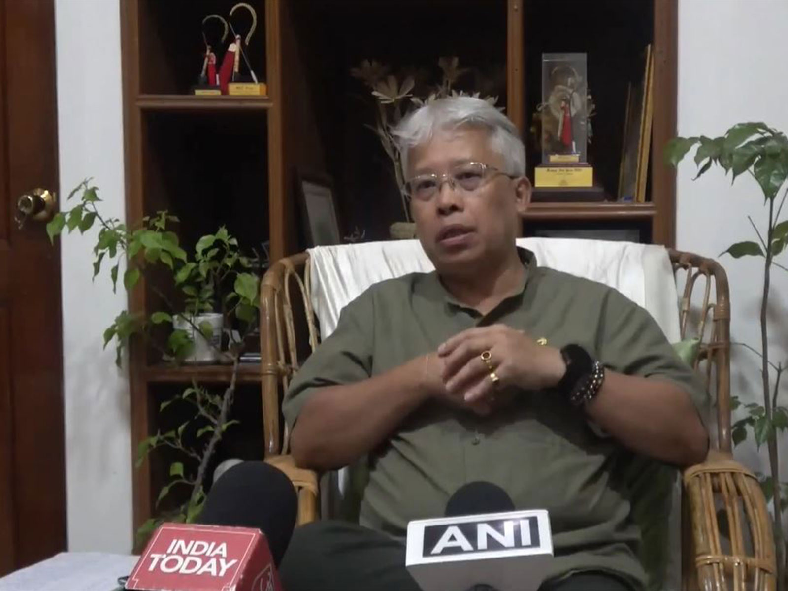 Congress MP Angomcha Bimol Akoijam (Photo/ANI)