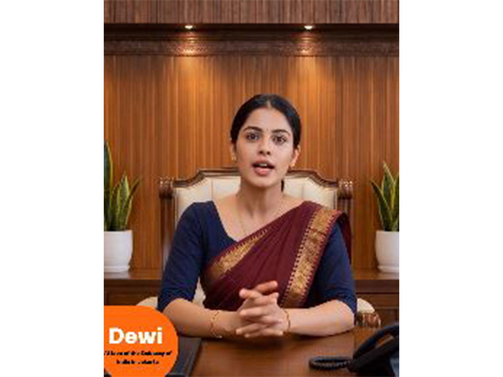 Indian Embassy in Jakarta introduces artificial intelligence (AI) interface named 'Dewi' (Photo/X/@IndianEmbJkt) Indian Embassy in Jakarta introduces artificial intelligence (AI) interface named 'Dewi' (Photo/X/@IndianEmbJkt)