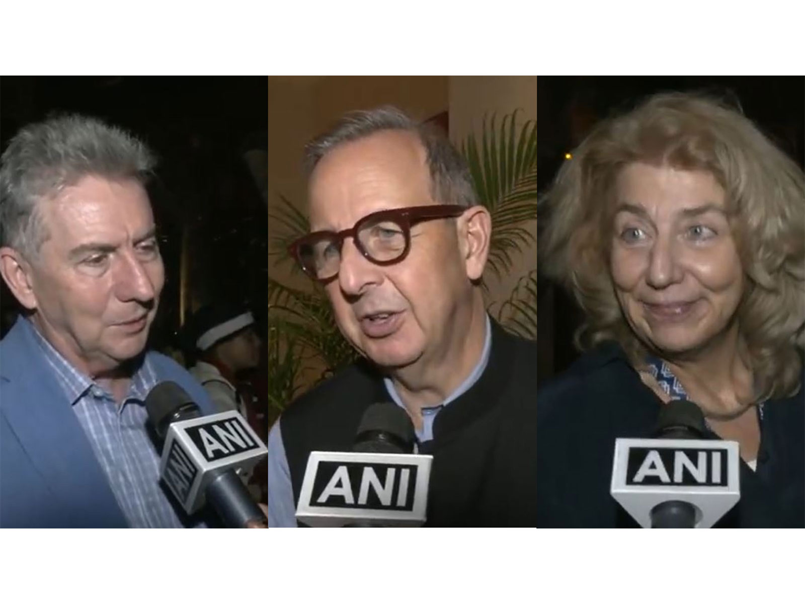 Foreign delegates visit Durga Puja pandals (Photo/ANI)