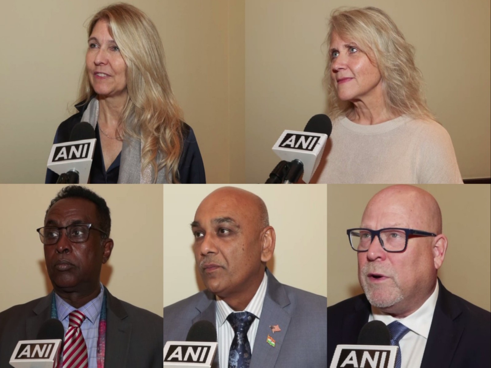 Members of Washington State Mayors' delegation Washington State Senator Tina Orwall, Kent Mayor Dana Ralph, SeaTac Mayor Mohamed Egal, DuPont City Council Member Jugal Thakor and Tukwila Mayor Thomas McLeod (Photos/ANI) Members of Washington State Mayors' delegation Washington State Senator Tina Orwall, Kent Mayor Dana Ralph, SeaTac Mayor Mohamed Egal, DuPont City Council Member Jugal Thakor and Tukwila Mayor Thomas McLeod (Photos/ANI)