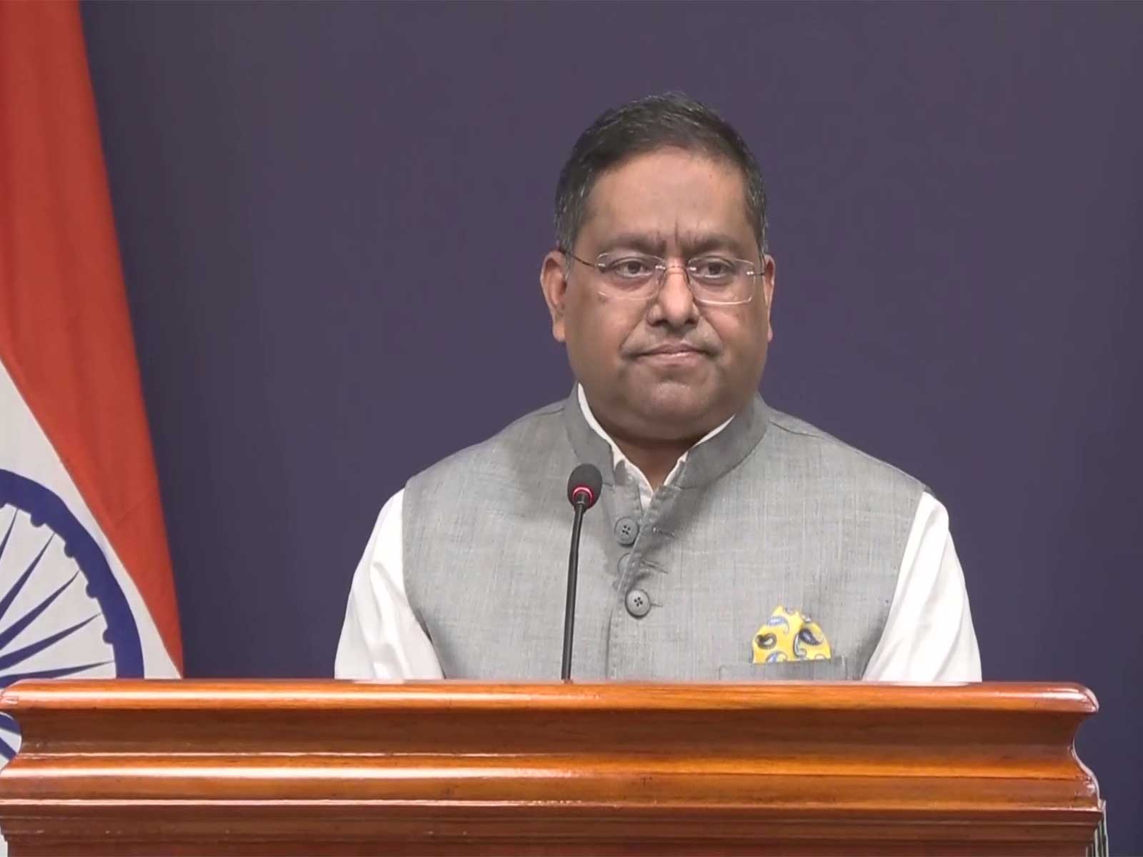 MEA spokesperson Randhir Jaiswal (Photo/ANI) MEA spokesperson Randhir Jaiswal (Photo/ANI)