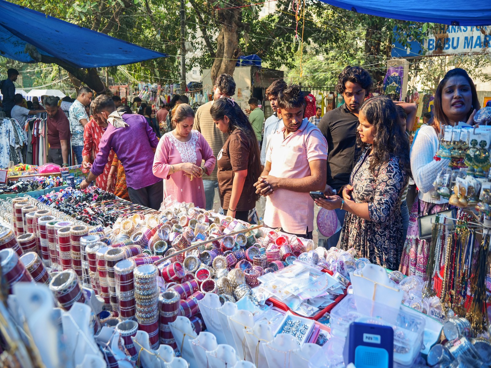 Visuals from Sarojini Nagar Market in Delhi (File Photo/ANI)