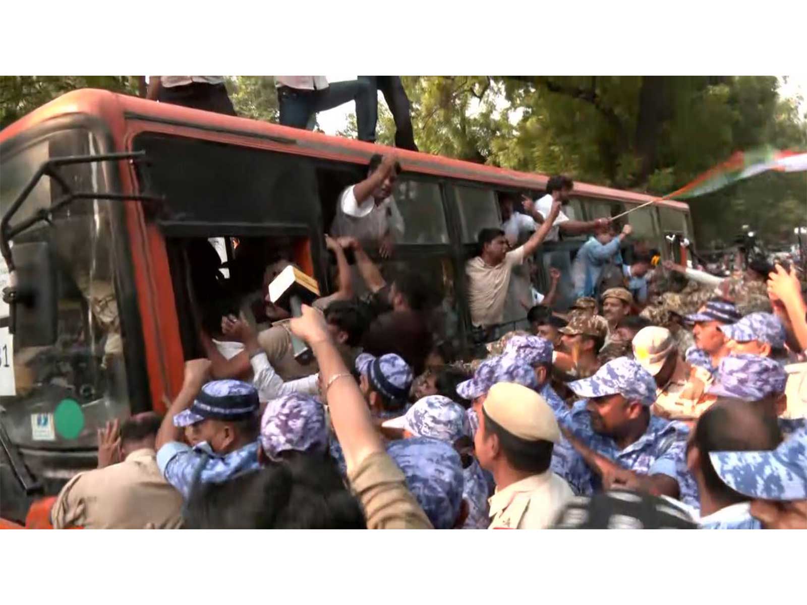 Visuals of Protest (File Photo/ANI)