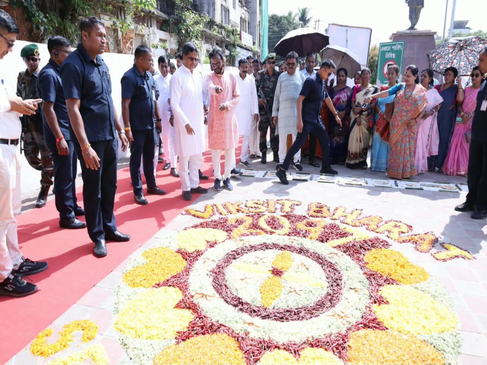 Tripura CM Manik Saha at a programme titled 'Seva Ke Rang, Rashtra Ke Sanga' (Photo/X/@DrManikSaha2)