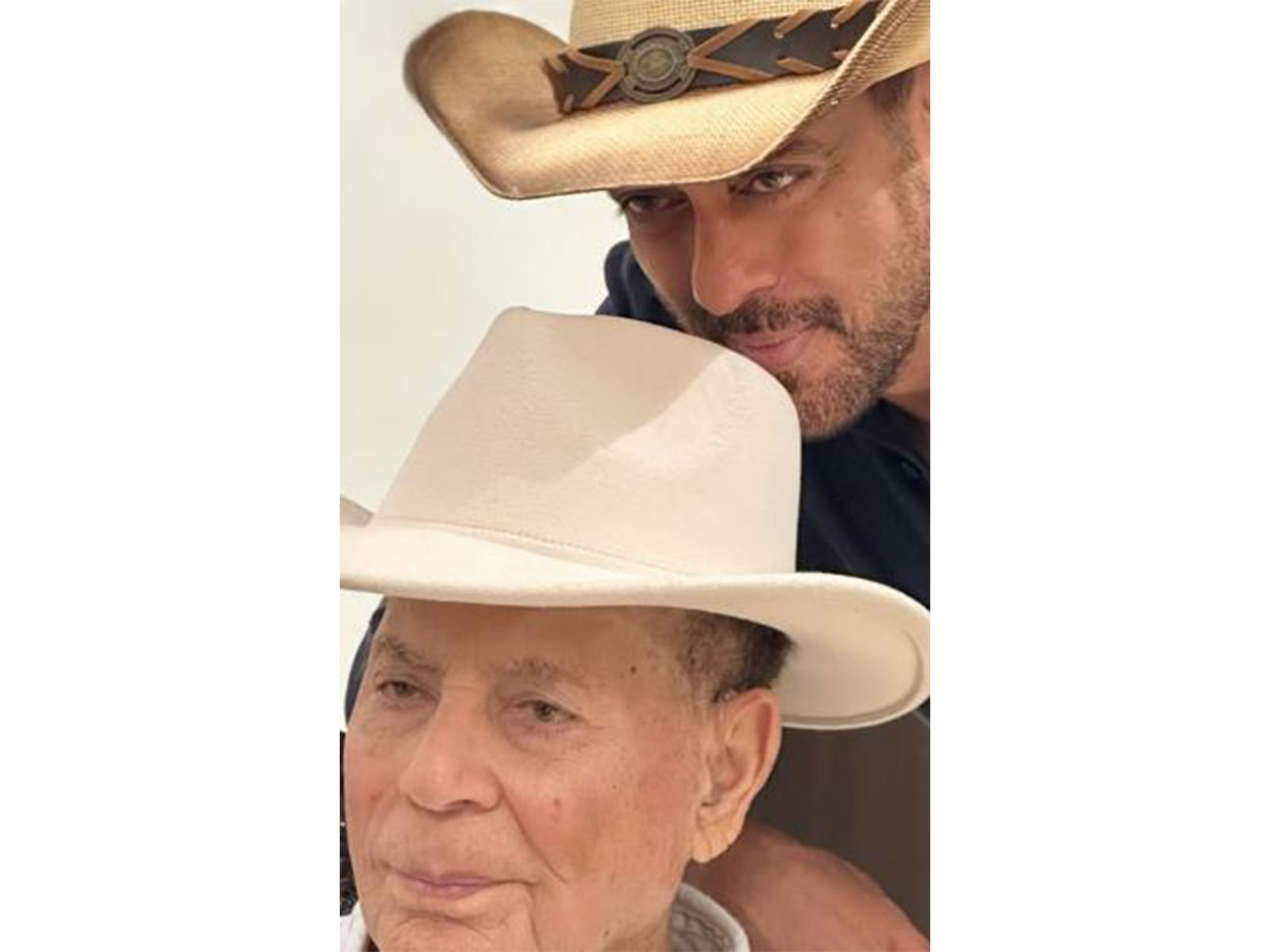 Salman with dad Salim Khan (Image source: ANI)