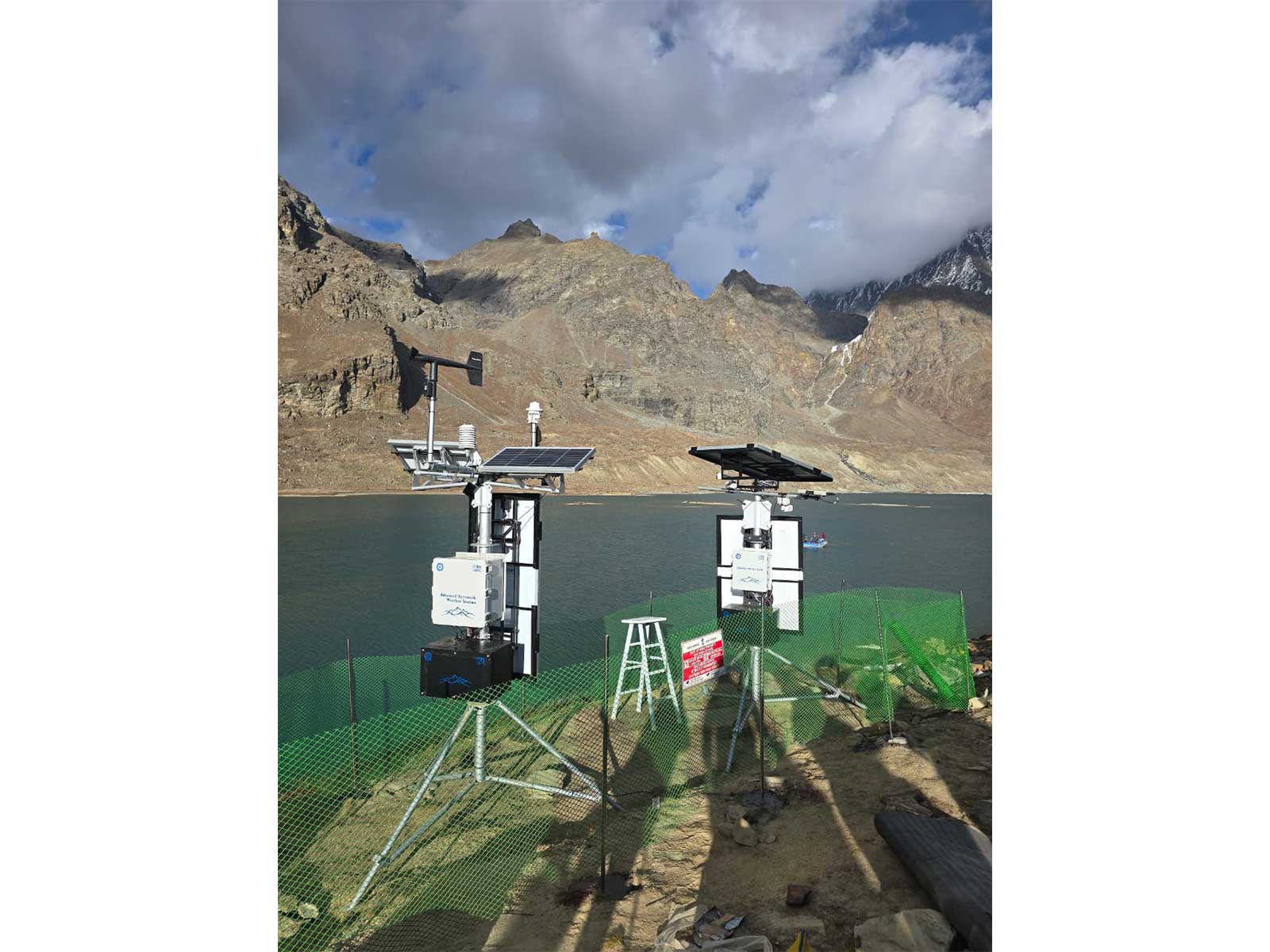 Glacial Lake Outburst Flood (GLOF) Early Warning System (Photo/HPSDMA)