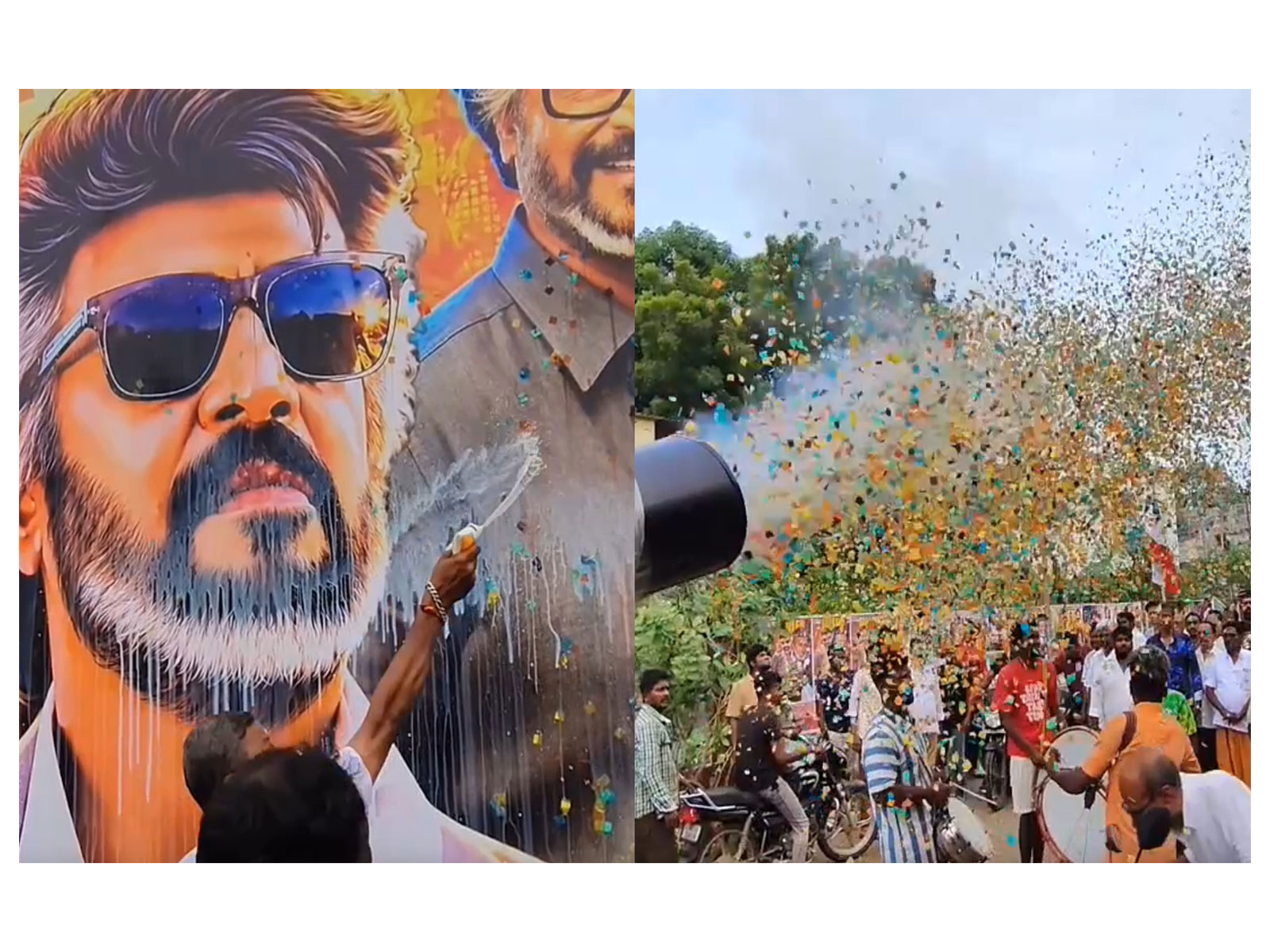 Rajinikanth fans celebrate 'Jailer 2' release (Photo/ANI)