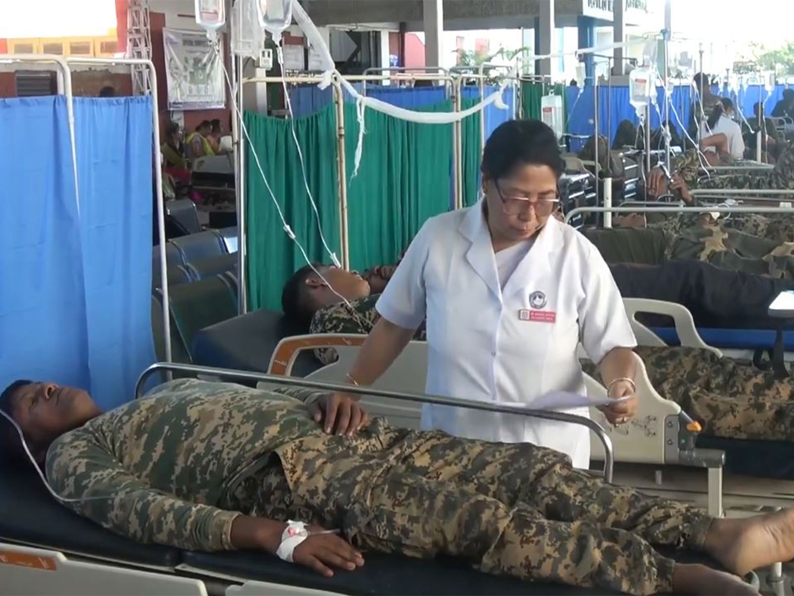 Border Security Force and civilians admitted in hospital after food poisoning (Photo/ANI)