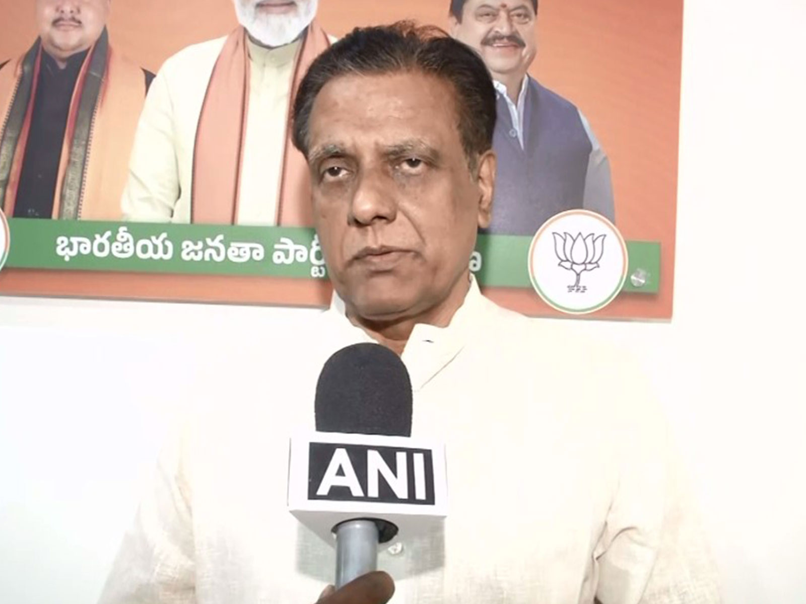 Telangana BJP chief spokesperson NV Subhash (Photo/ANI)