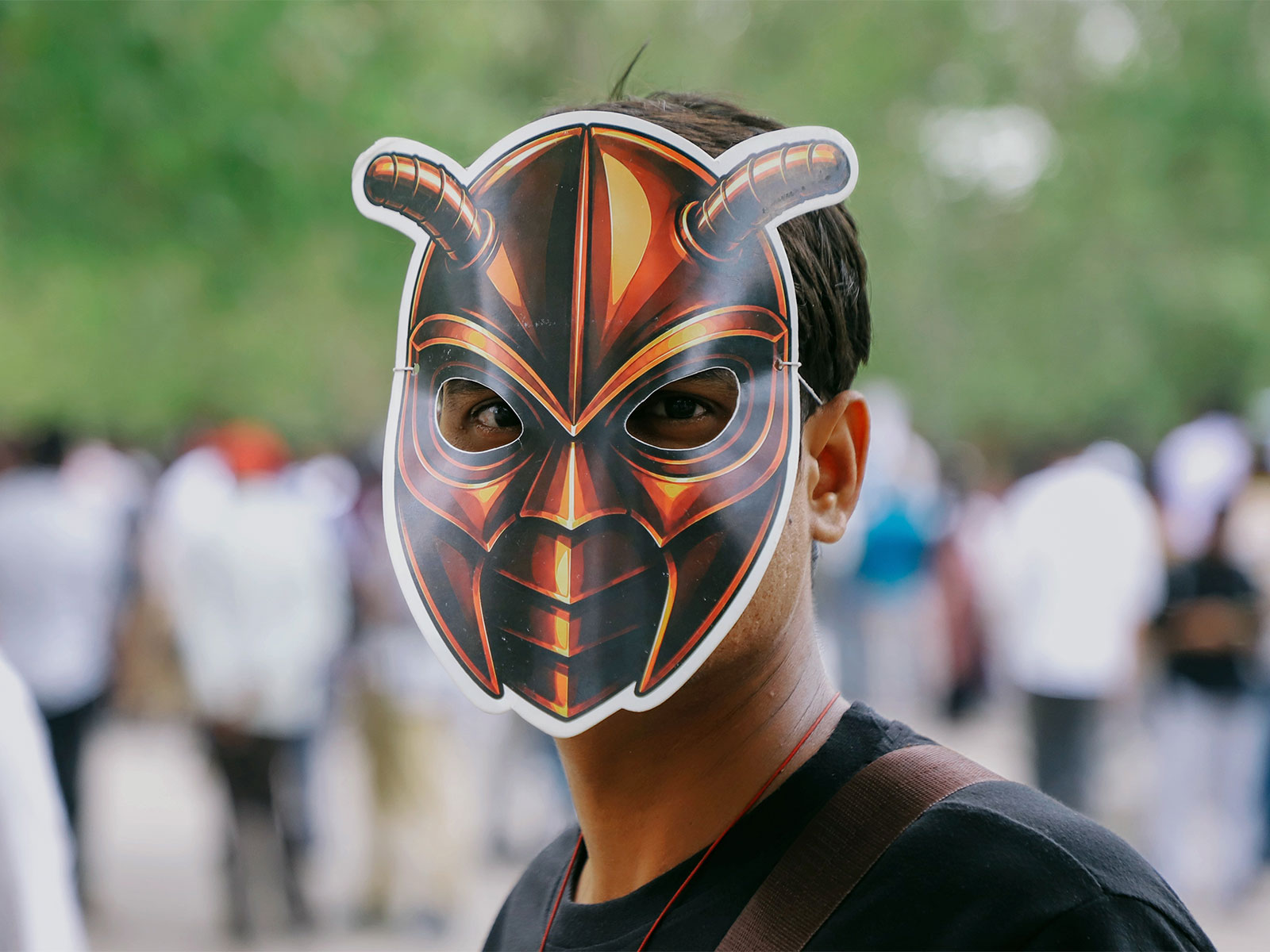 Supporter wears cockroach mask during a protest by Cockroach Janta Party (CJP) in June (File Photo: ANI) Supporter wears cockroach mask during a protest by Cockroach Janta Party (CJP) in June (File Photo: ANI)