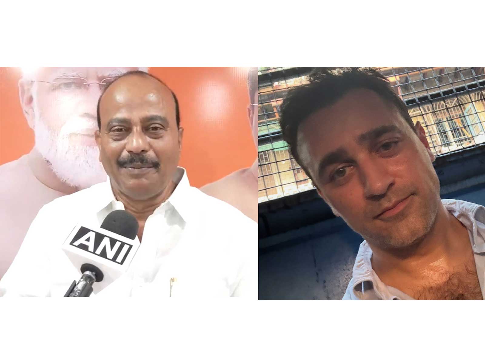 BJP's  Shaik Baji (Photo/ANI) and Imran Khan (Photo/Instagram@imrankhan)
