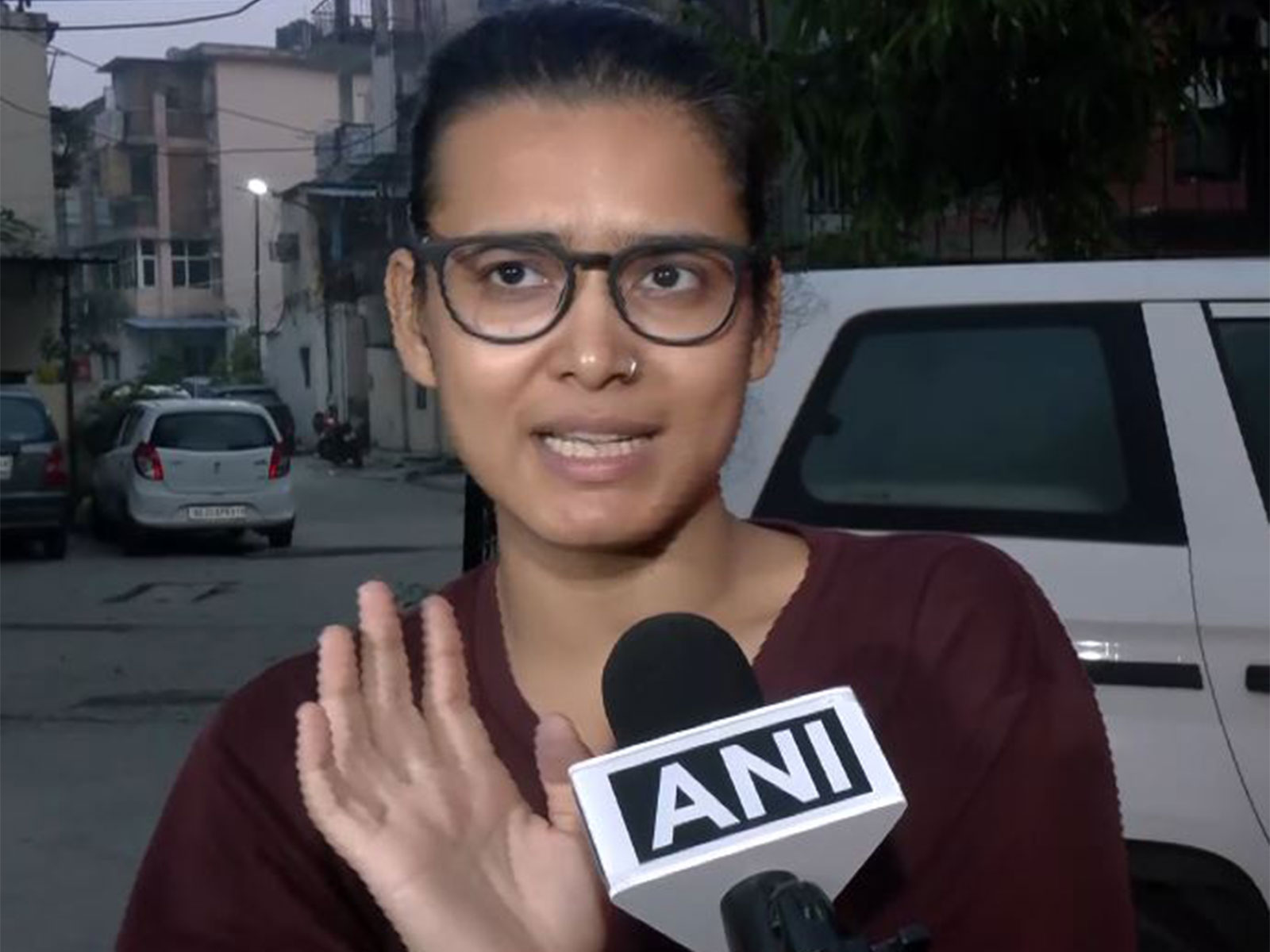 All India Students' Association (AISA) National President Neha Bora (Photo/ANI)