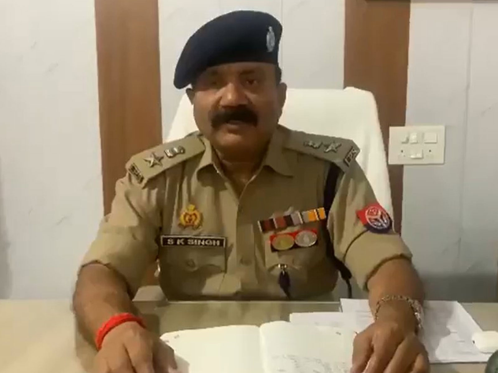 Greater Noida Deputy Commissioner of Police (DCP) Shrawan Kumar Singh (Photo: ANI)