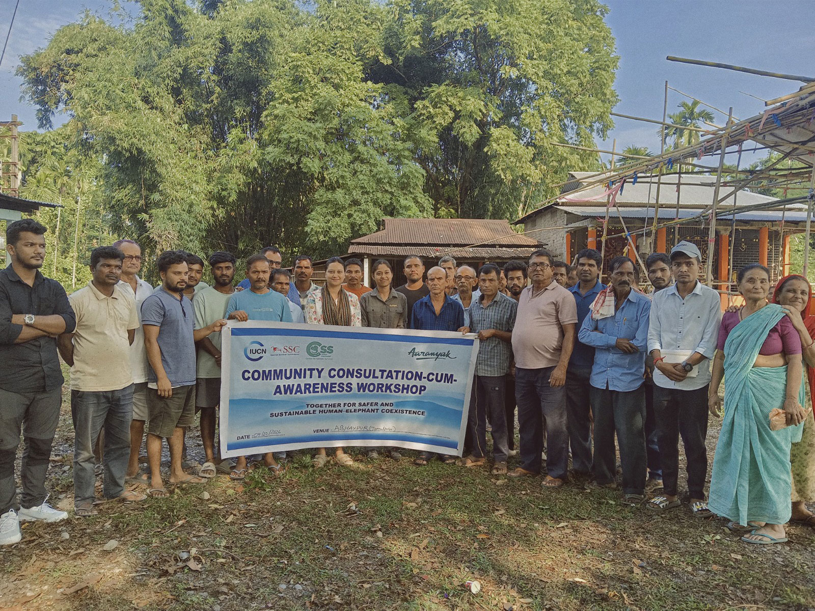 Aaranyak holds community consultations on HEC mitigation in 2 hotspots in Assam (Photo: ANI) Aaranyak holds community consultations on HEC mitigation in 2 hotspots in Assam (Photo: ANI)