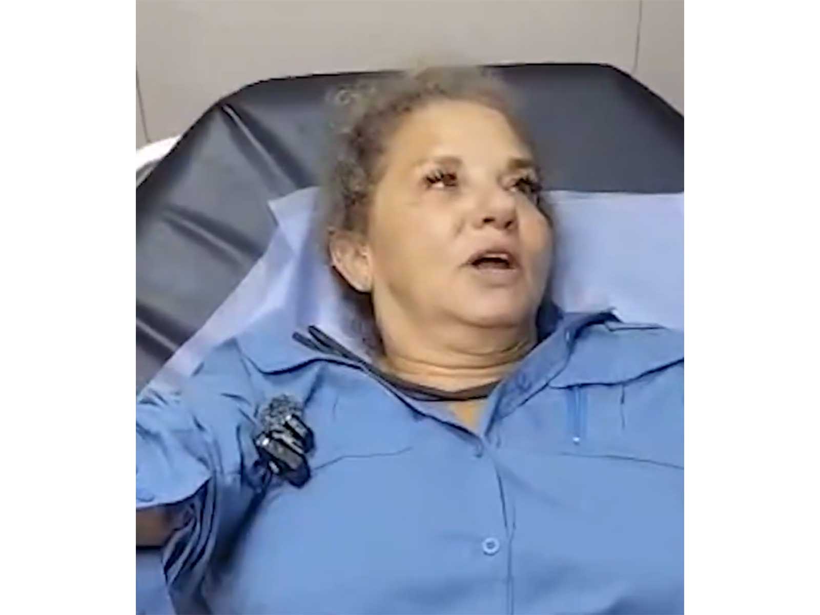 Heidi Levine speaks to CPJ representative from her hospital bed (Photo/@pressfreedom)