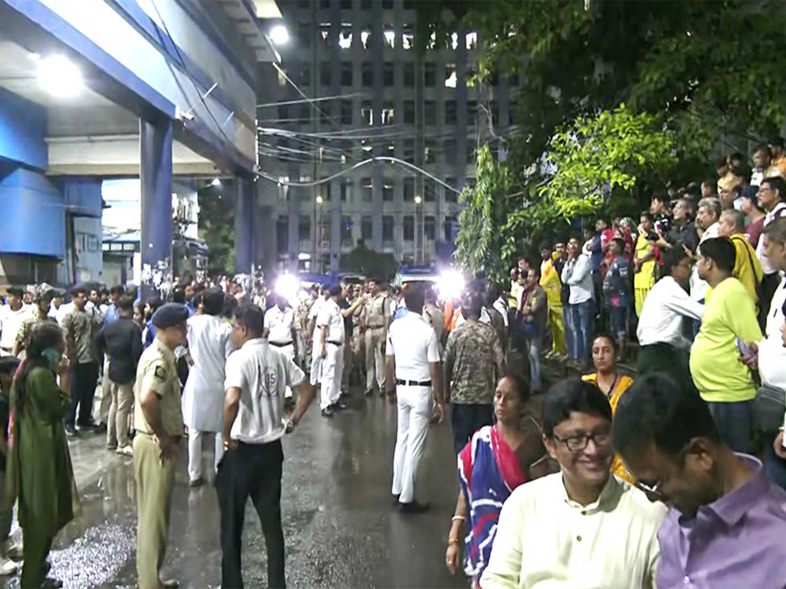 Stampede at the Chorbagan Sarbojanin Durga Puja pandal in North Kolkata (File Photo/ANI)
