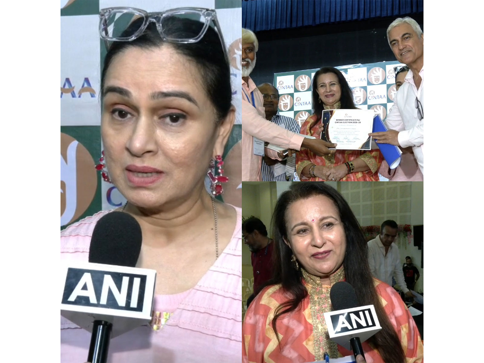 Padmini Kolhapure and Poonam Dhillon (Photo/ANI)