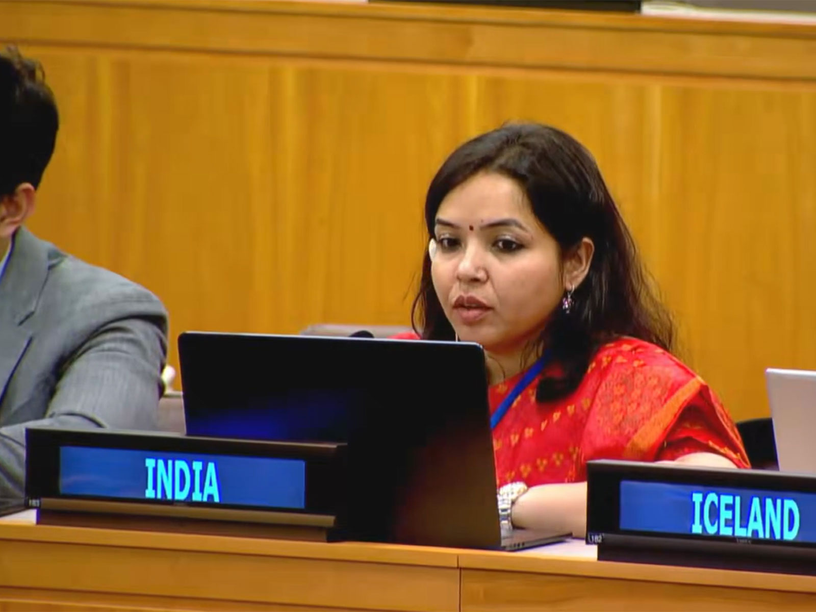 MEA Deputy Secretary Barkha Tamrakar (Photo/X/@IndiaUNNewYork)