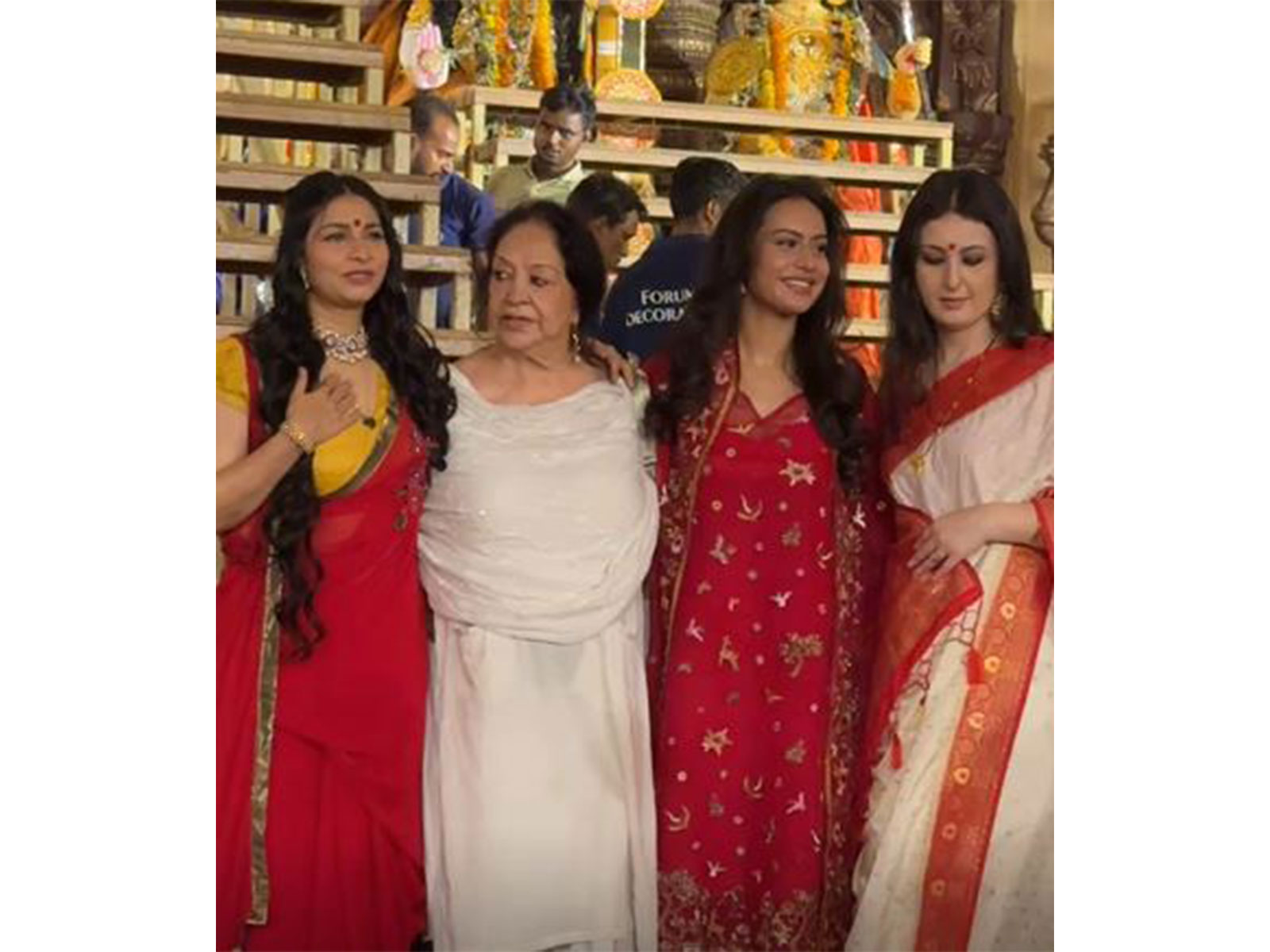 Durga Puja festivities (Image source: ANI)