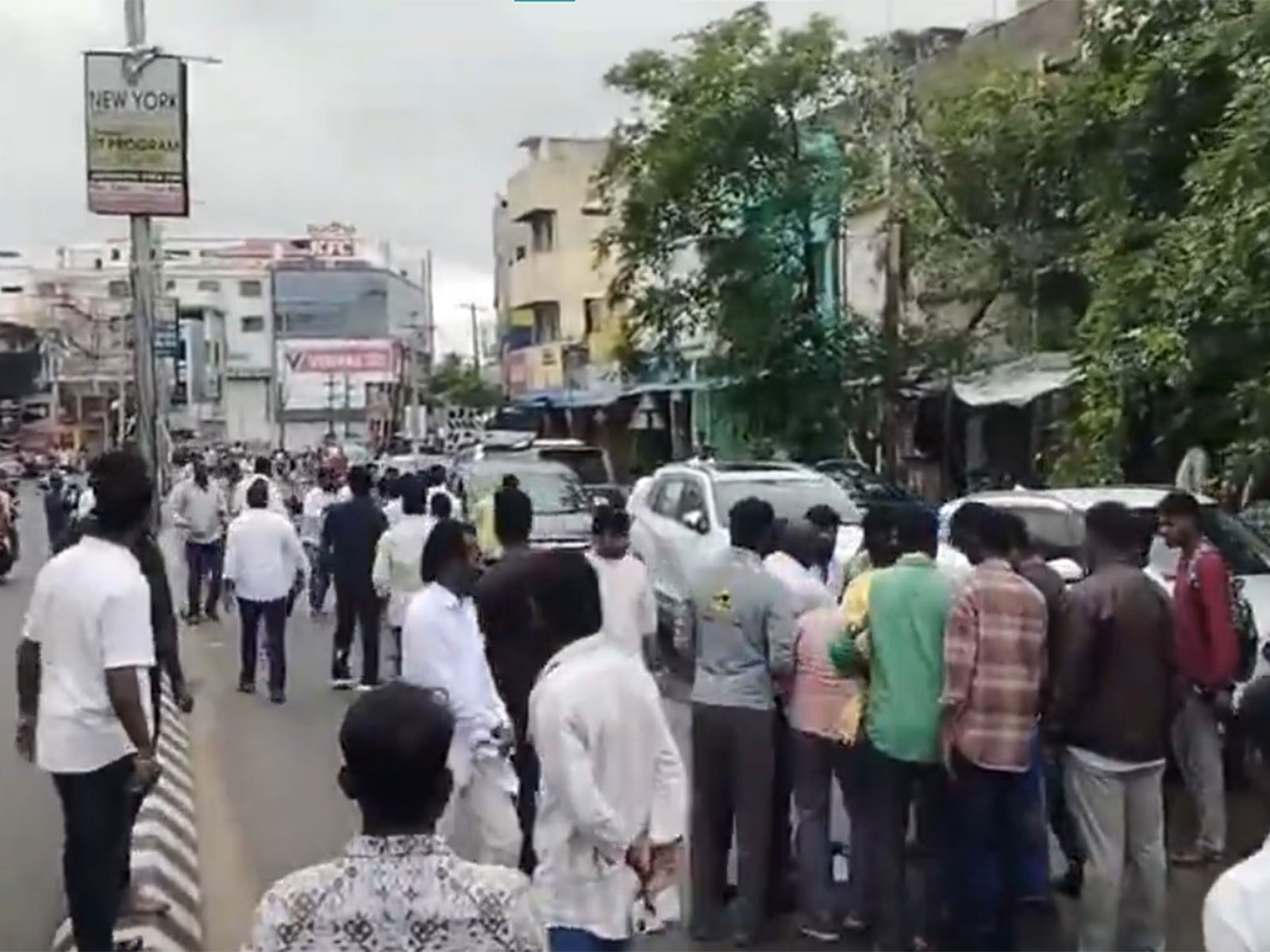 YSRCP candidates attacked in Andhra amid nomination process for local body polls (Photo: ANI)