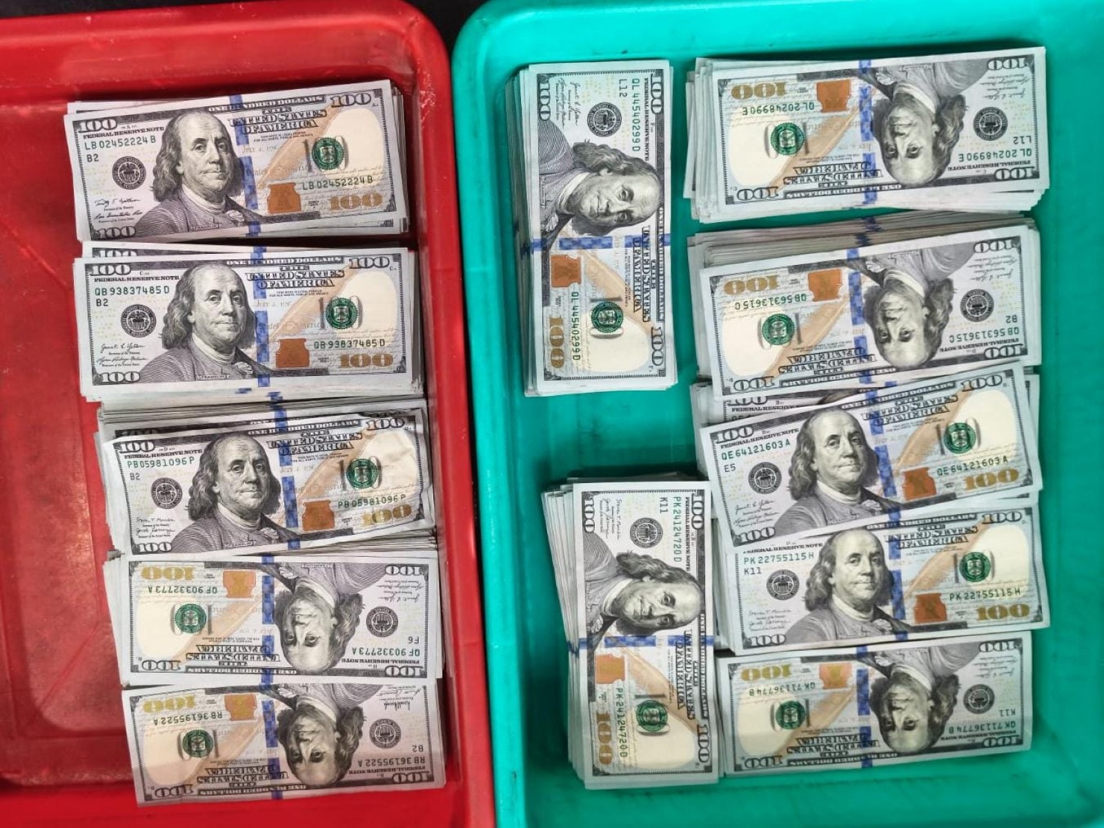 CISF seizes foreign currency from 2 Bangkok-bound passengers at Kolkata Airport (Photo: CISF/PRO)