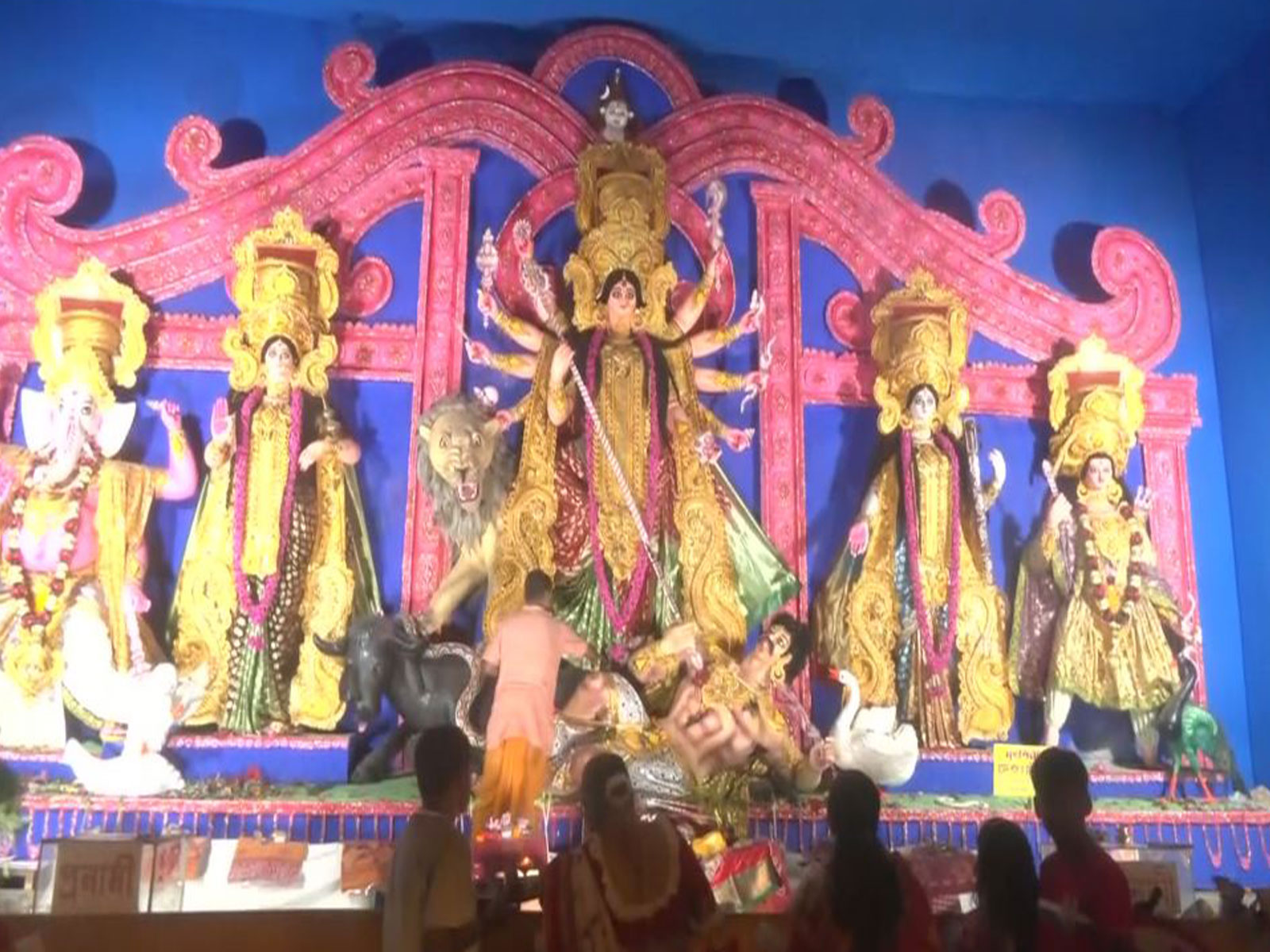 Visuals of Durga Puja (Photo/ANI)