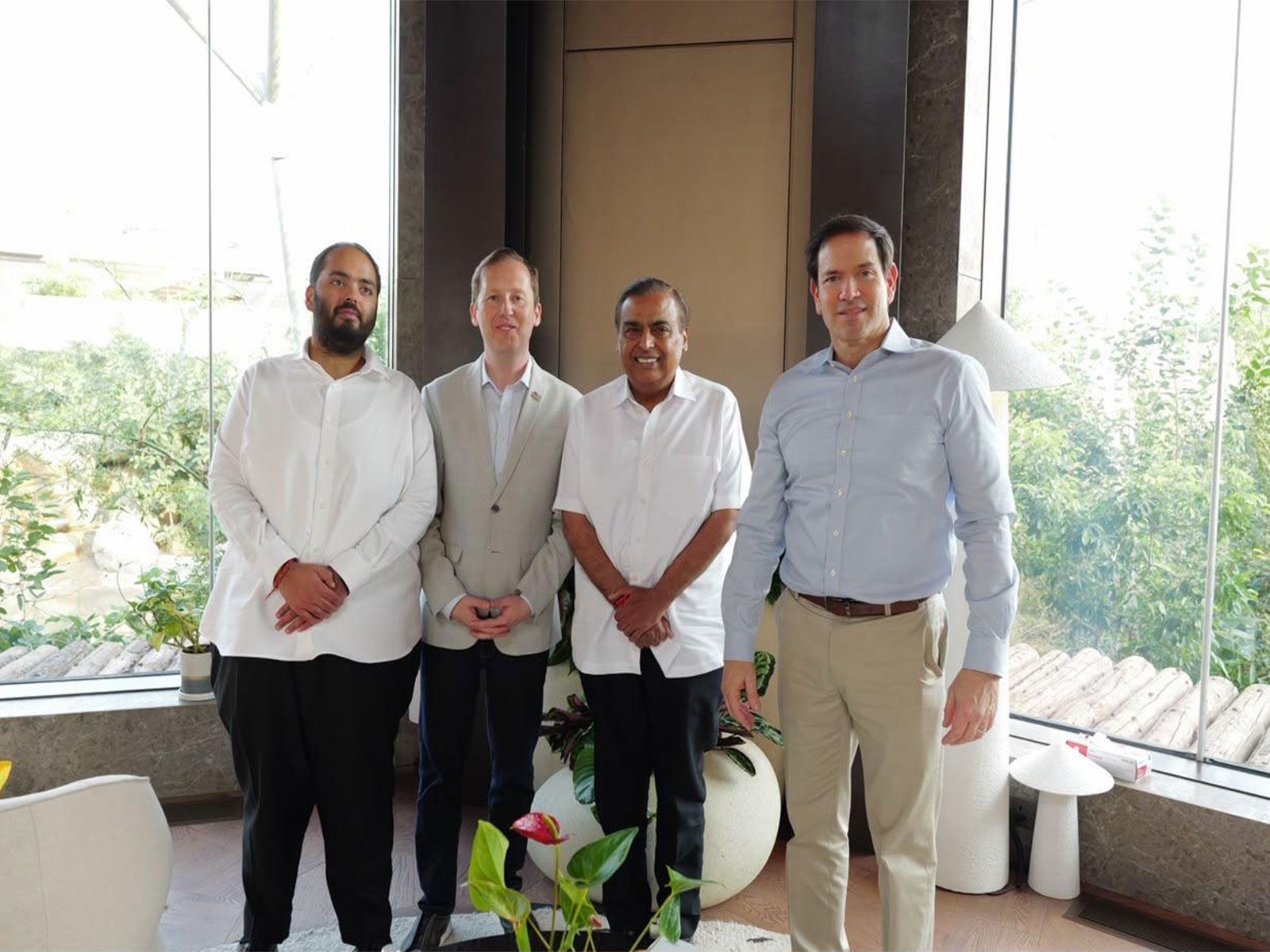 Reliance CMD Mukesh Ambani hosts US Secretary of State Marco&hellip;