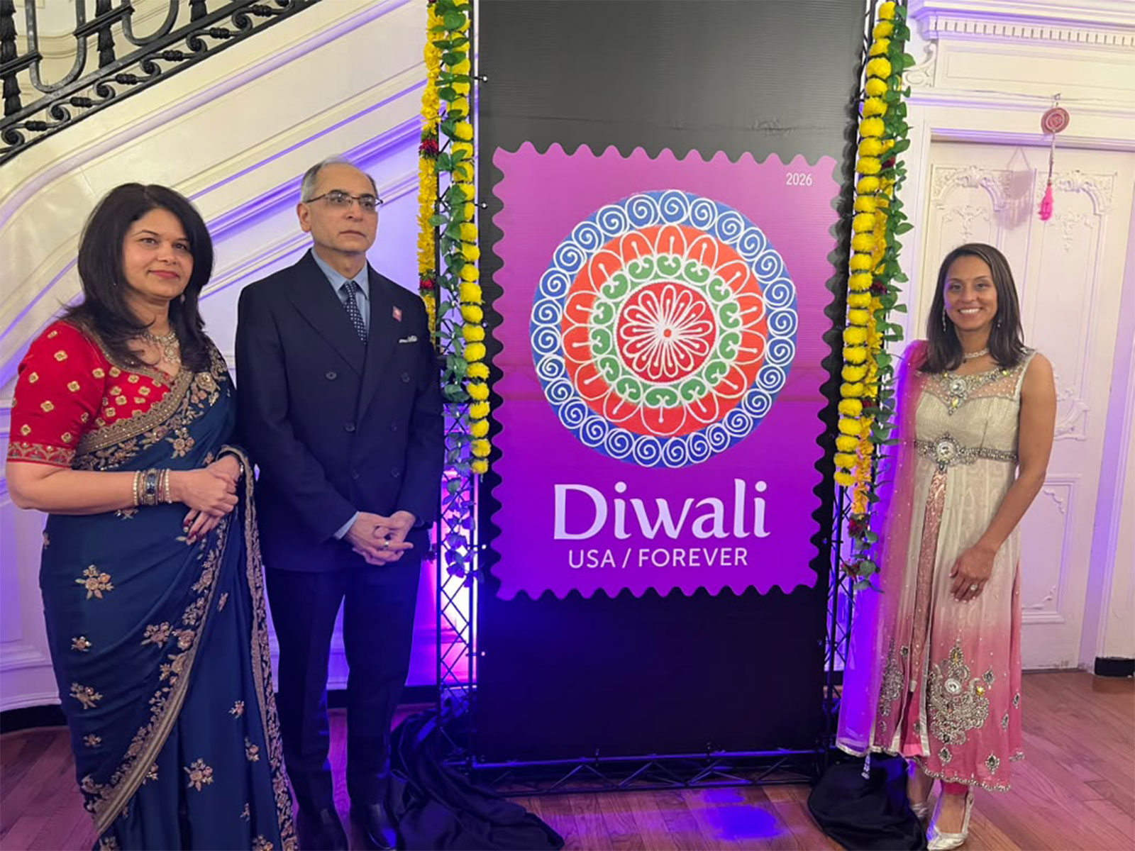 “Crucial thread”: Indian envoy Vinay Kwatra, USPS unveil 2026 Diwali Forever Stamp featuring&hellip;