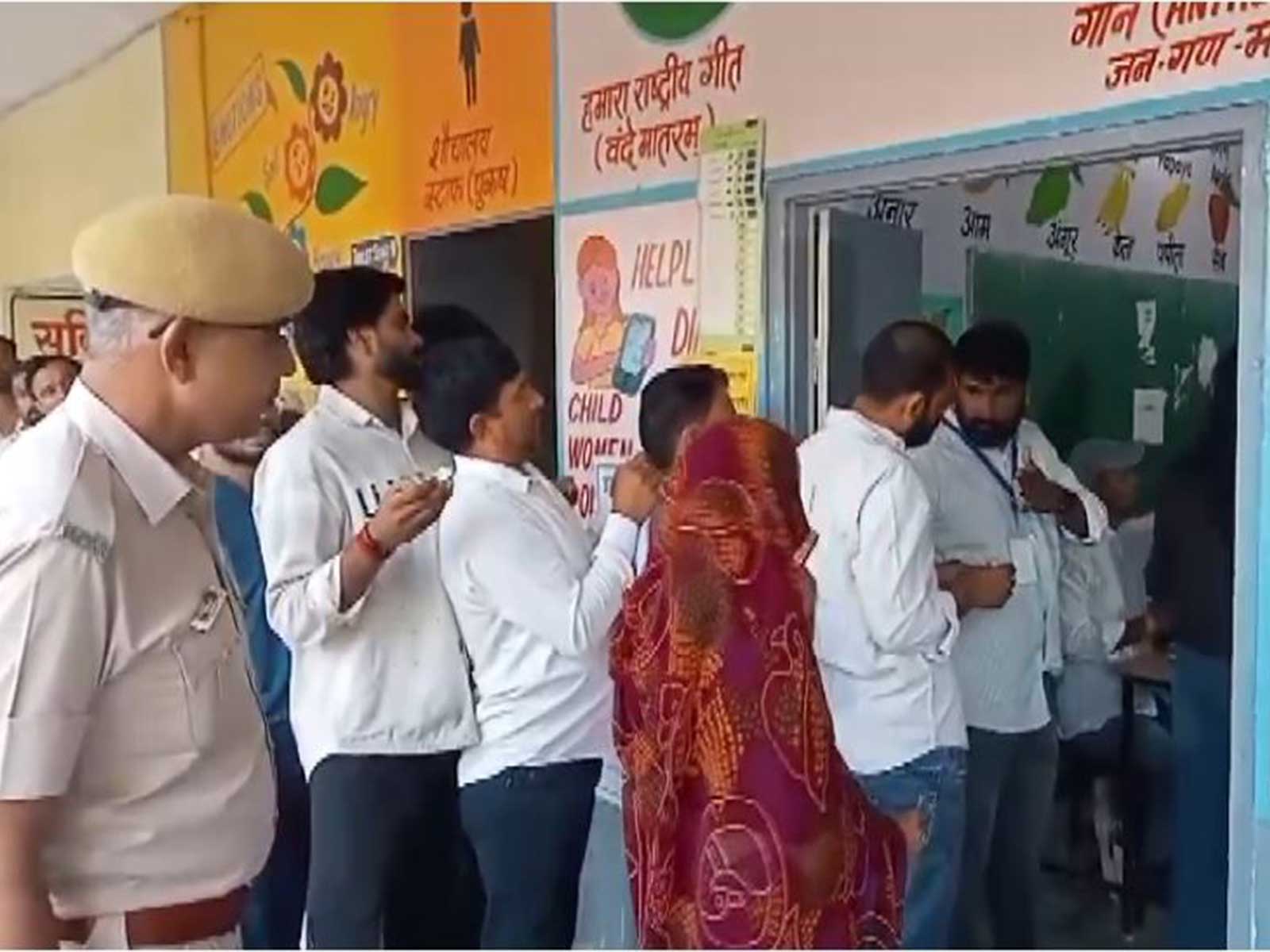 Voting begins in the first phase of Rajasthan Panchayati Raj elections (Photo/ANI)