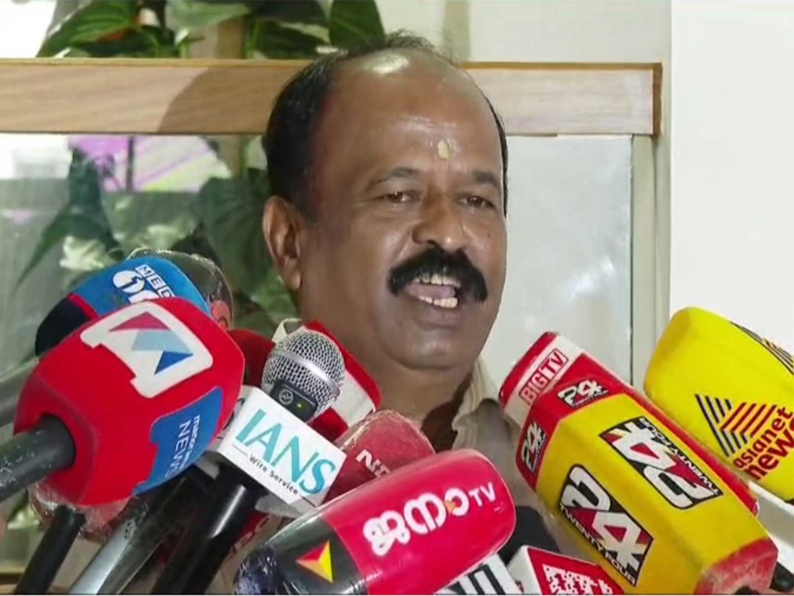 Thiruvambady Devaswom Secretary K. Gireesh Kumar (Photo/ANI)