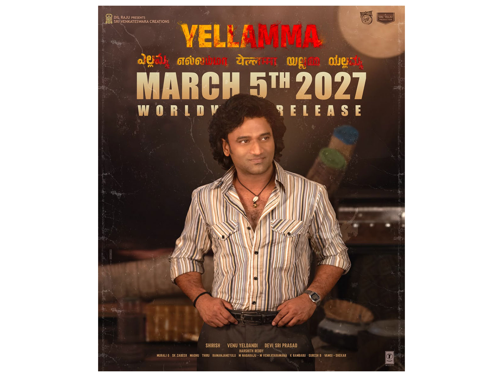 Devi Sri Prasad’s acting Debut ‘Yellamma’ gets March 5, 2027 release date