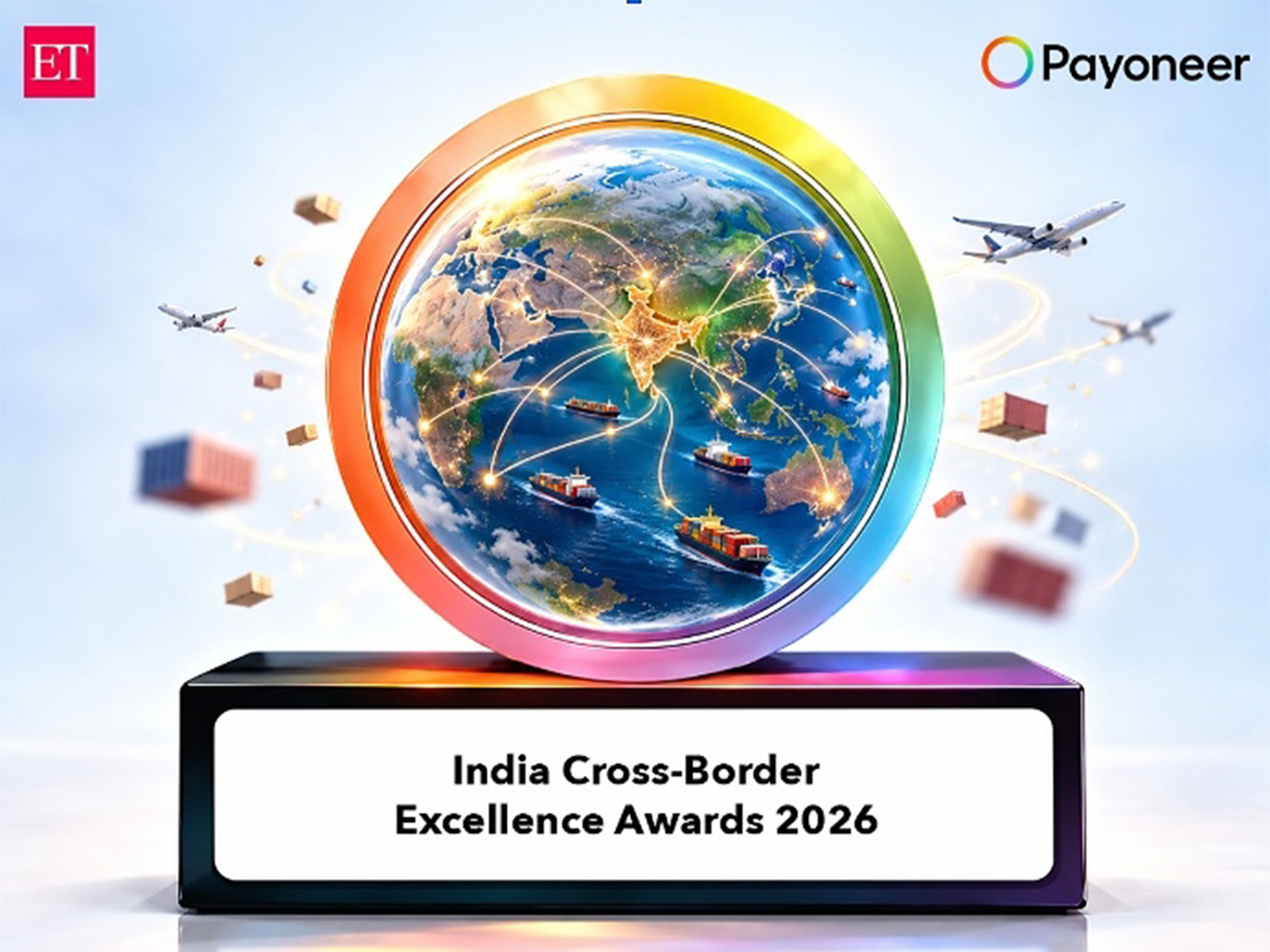 Payoneer India Cross-Border Excellence Awards 2026, presented in association with The Economic Times