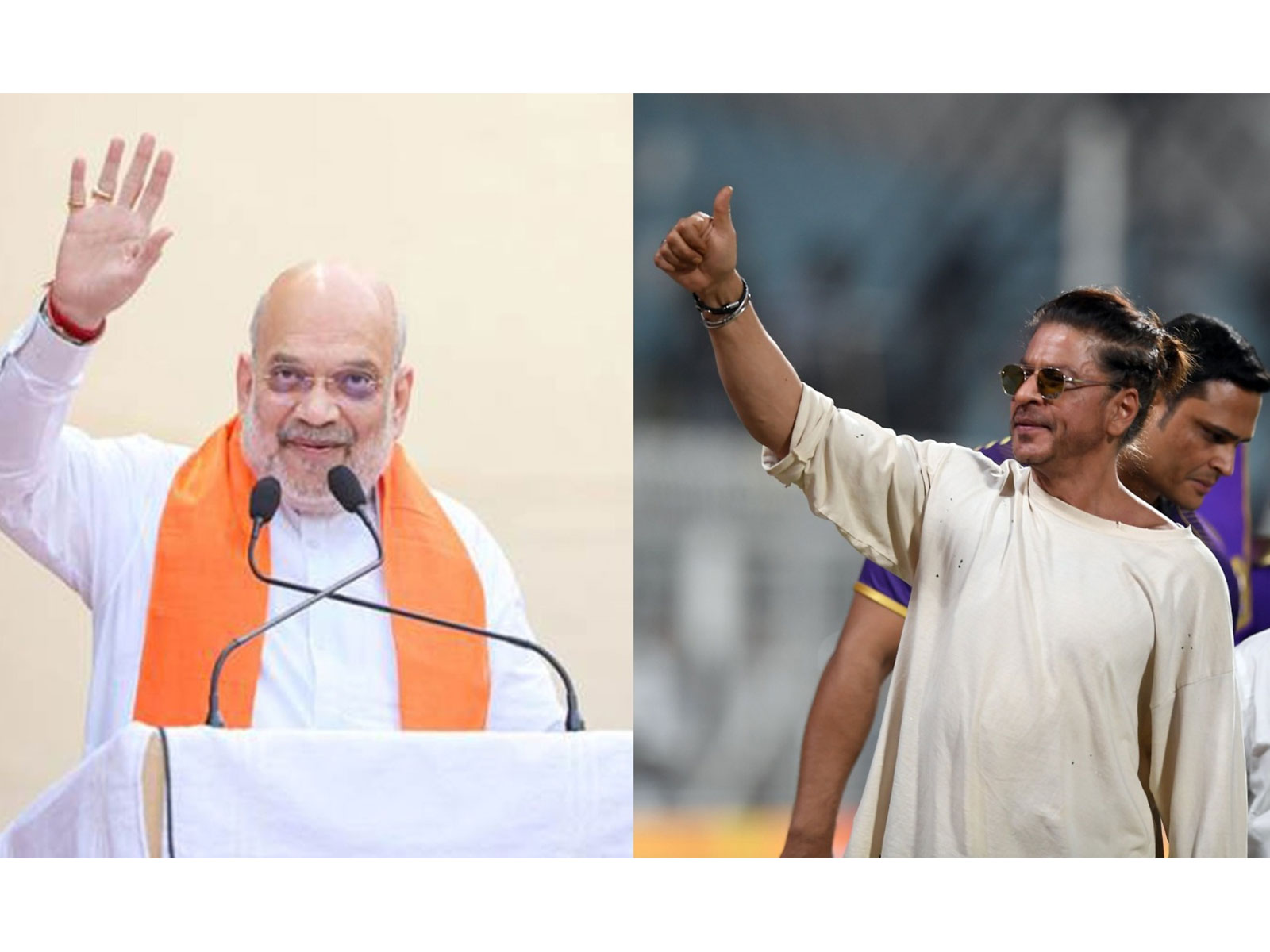 Union Home Minister Amit Shah and Shah Rukh Khan (Photo/MHA-ANI) Union Home Minister Amit Shah and Shah Rukh Khan (Photo/MHA-ANI)