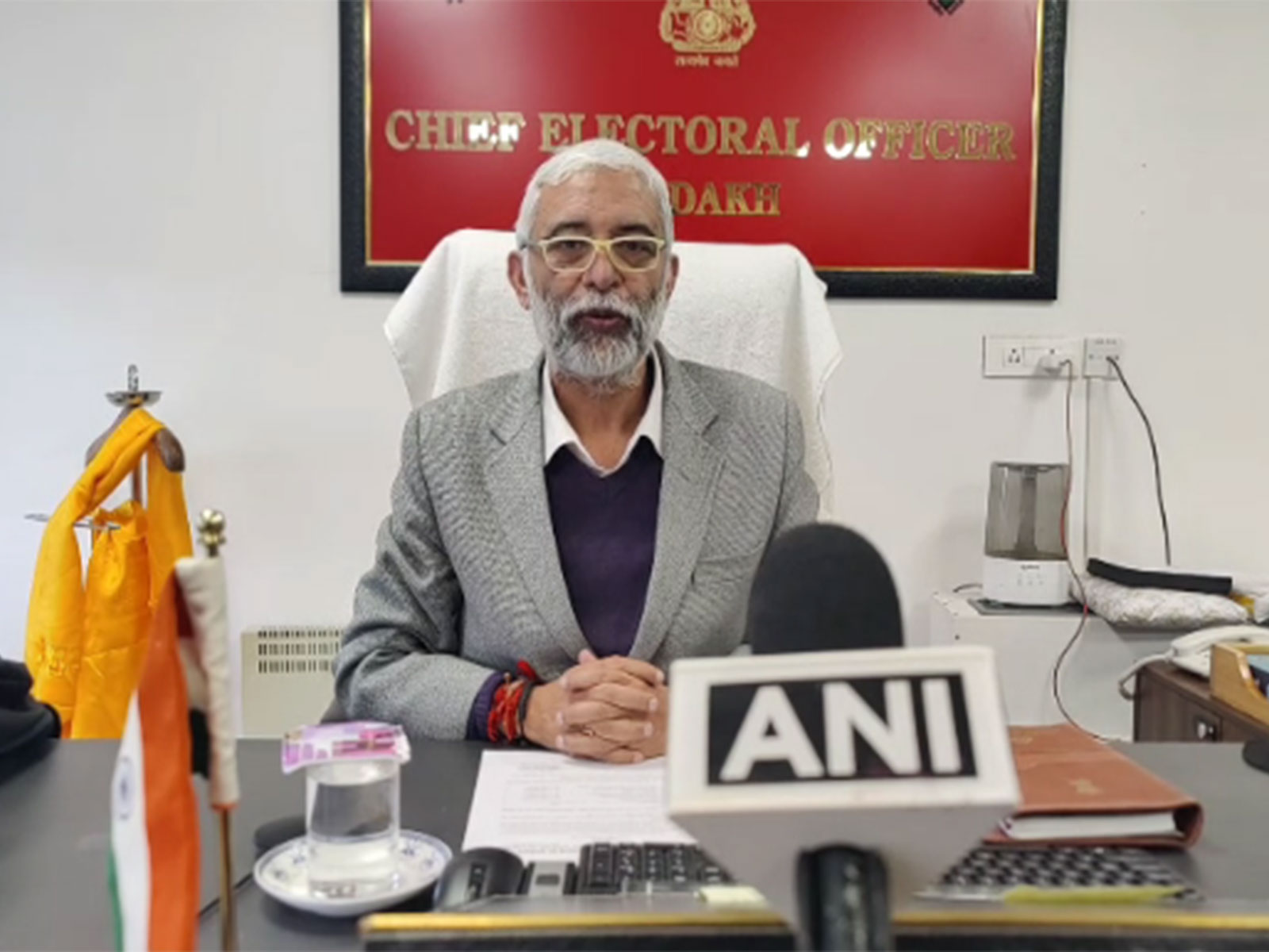 Ladakh Chief Electoral Officer Rahul Sharma (Photo/ANI)