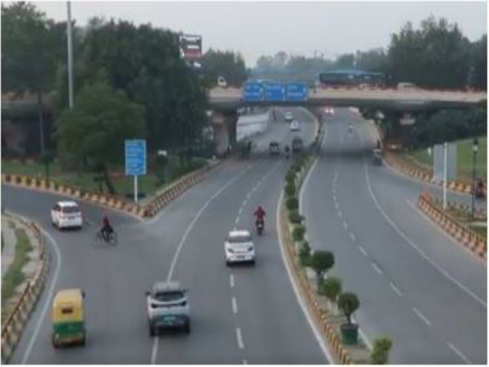 Visuals from Delhi(Photo/ANI)