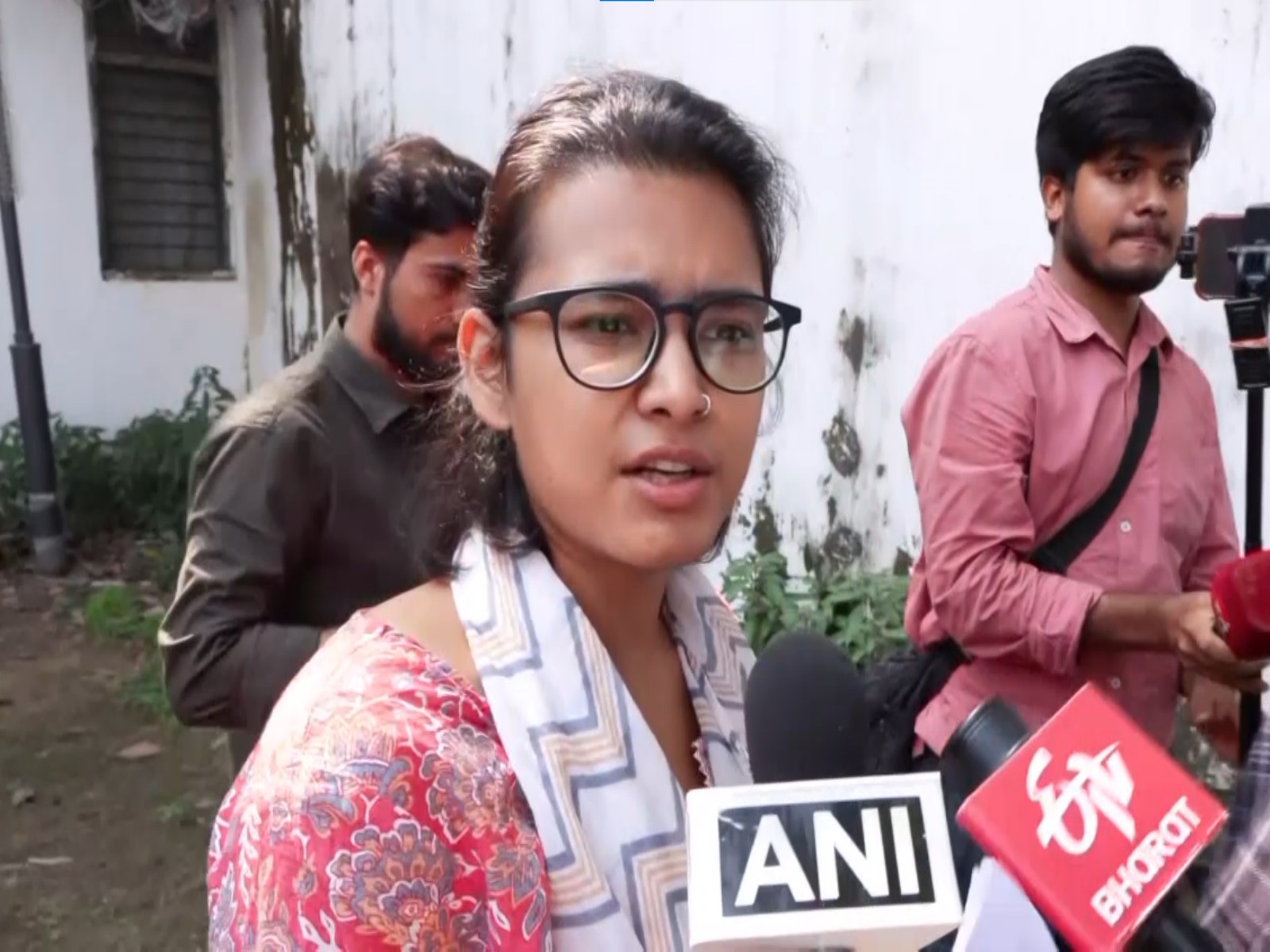 AISA national president Neha Bora (Photo/ANI)