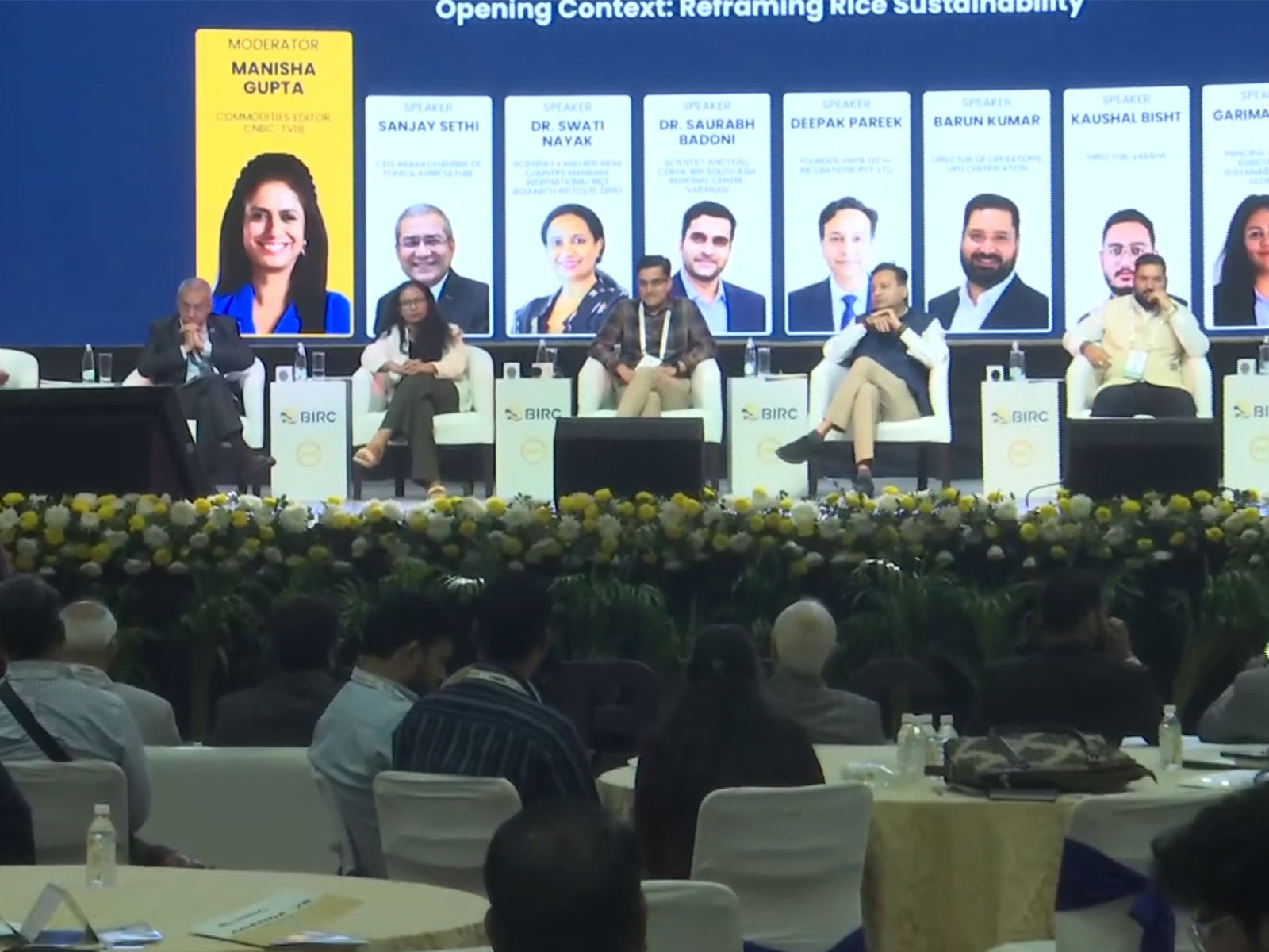 Industry experts discuss carbon credits, sustainable rice farming and farmer incomes at BIRC 2026 (Photo/ANI)