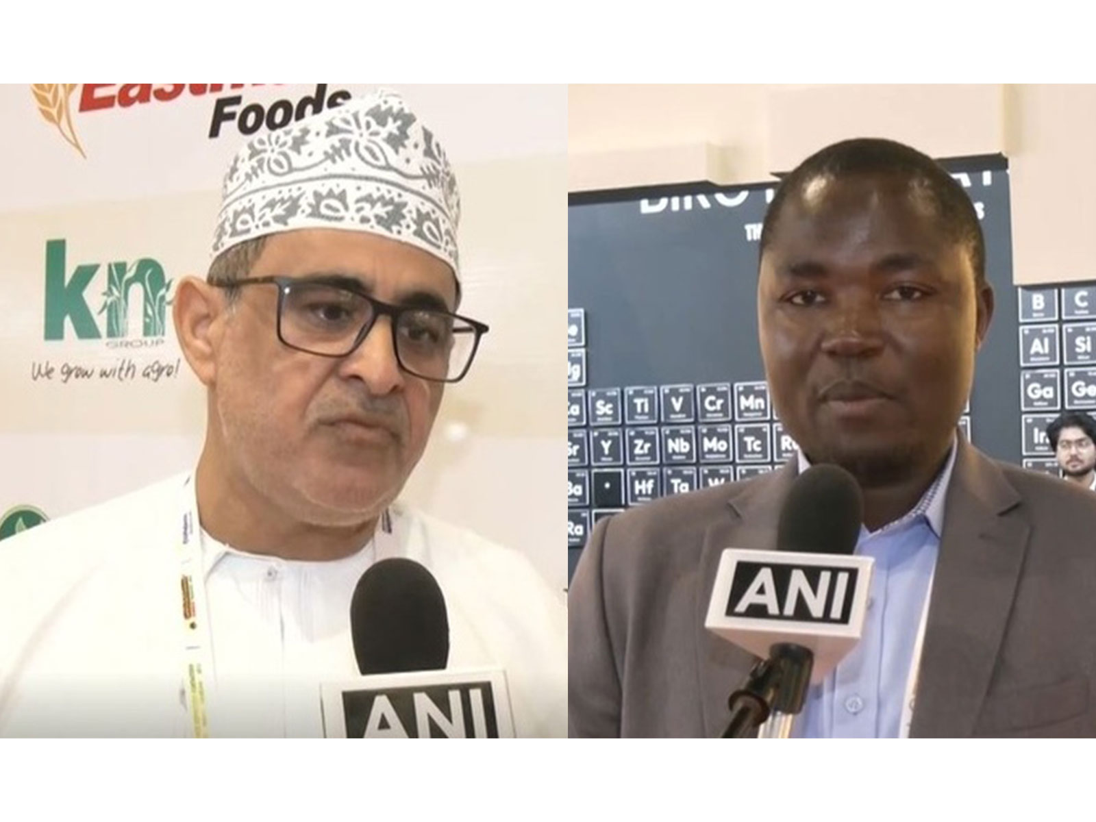 Salim Al-Siyabi, (Left) Stephen Nyaga (Right) (Photo/ANI) Salim Al-Siyabi, (Left) Stephen Nyaga (Right) (Photo/ANI)